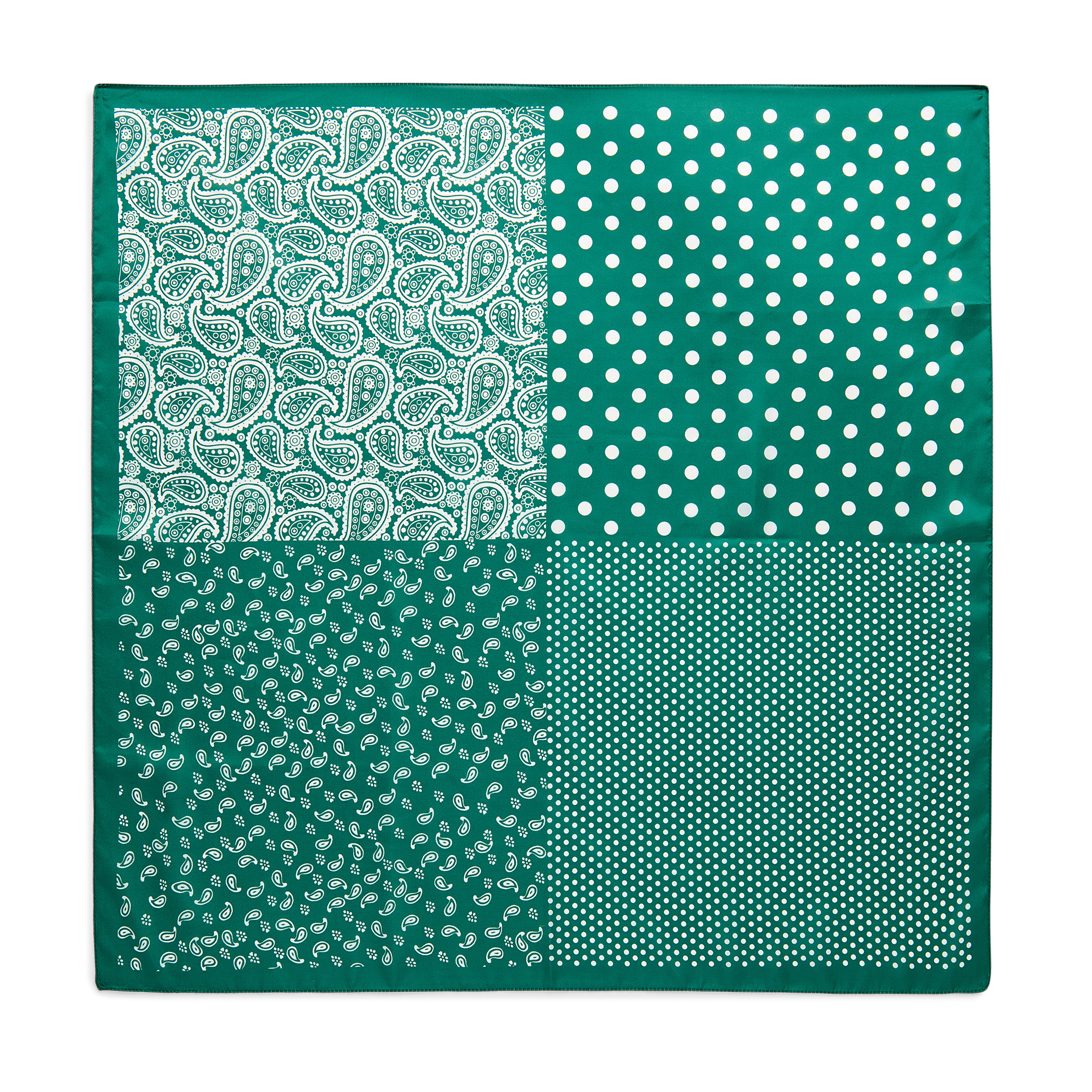 Picture of PAISLEY SQUARE SCARF,GREEN