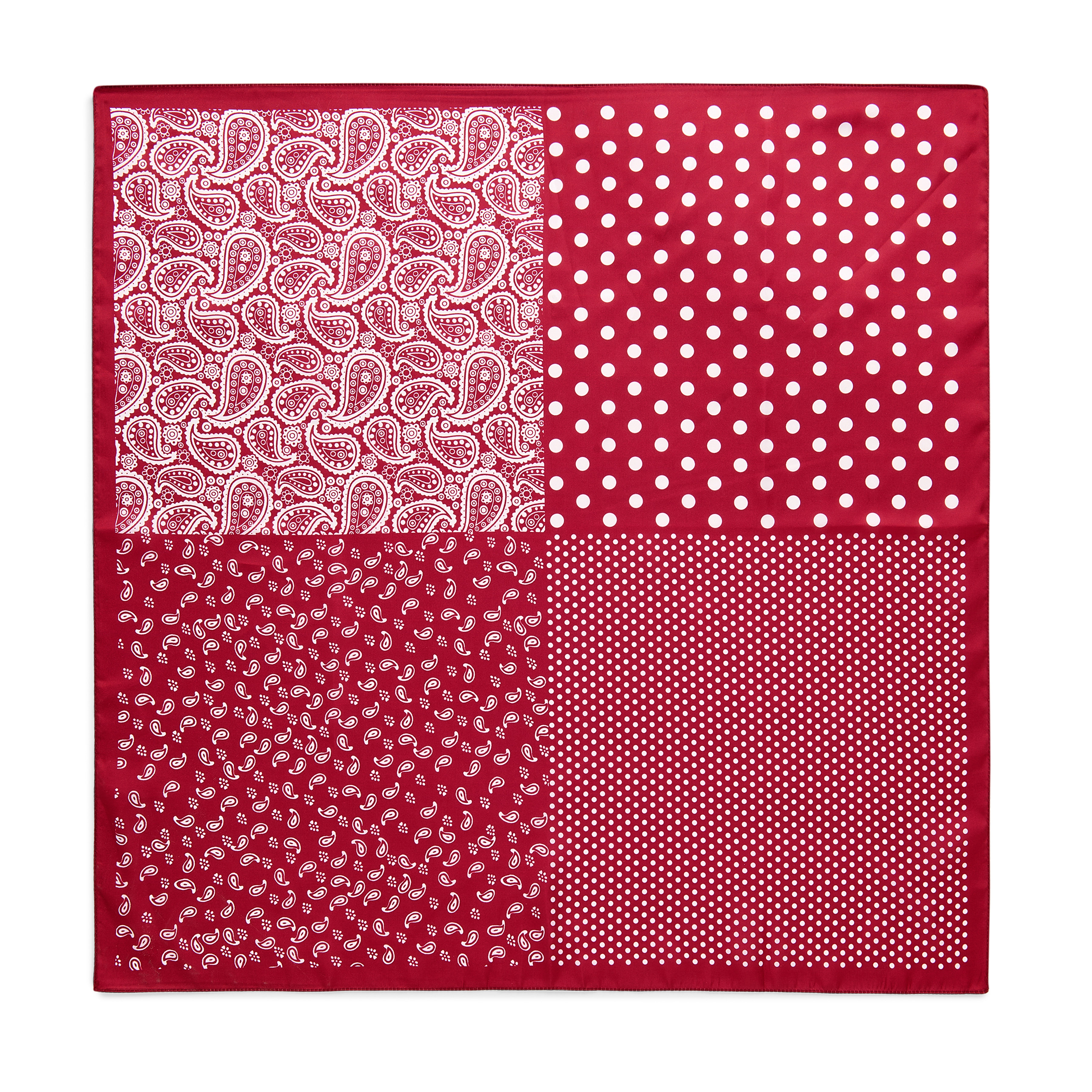 Picture of PAISLEY SQUARE SCARF,WINE