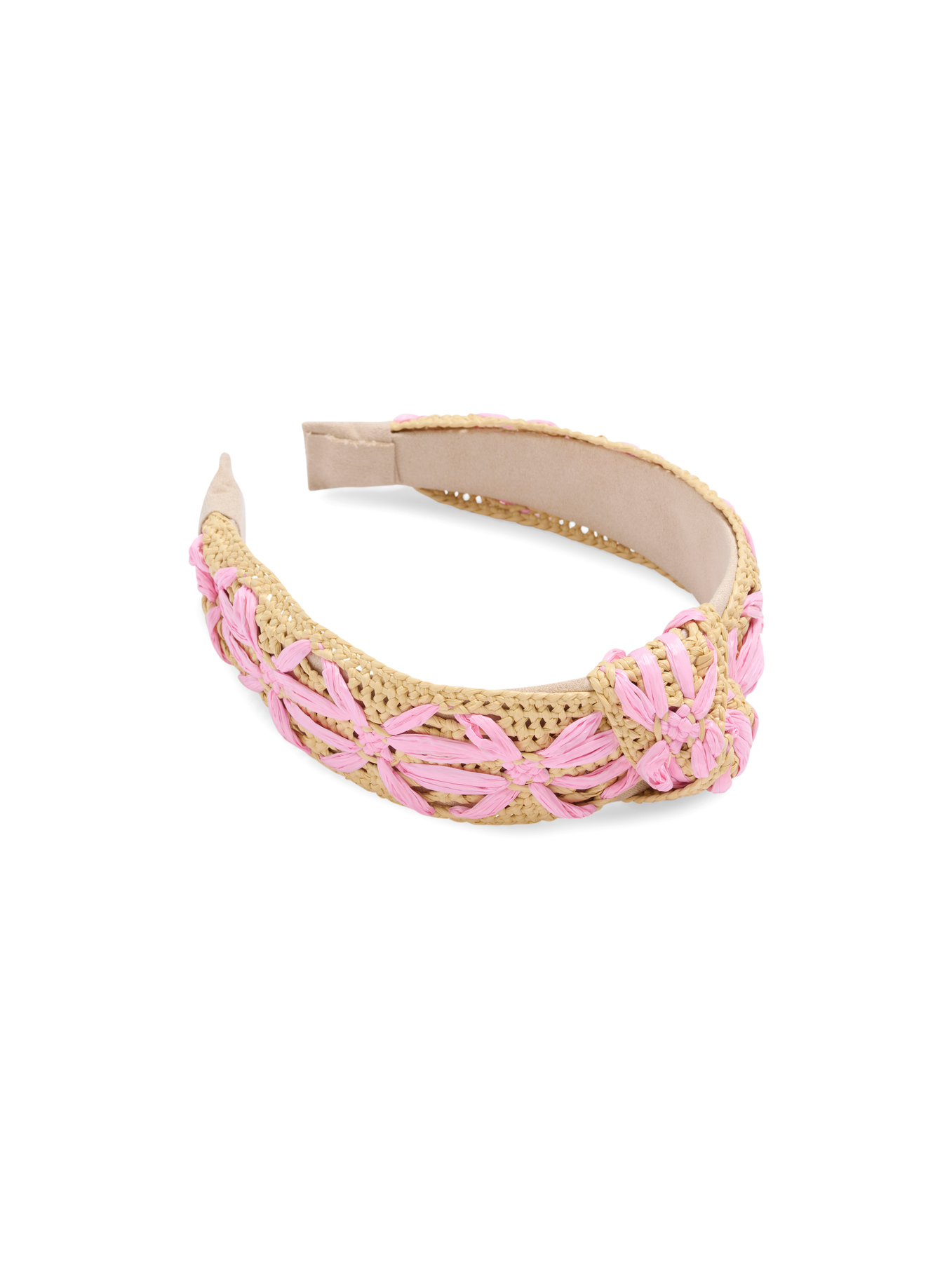 Picture of FAUX RAFFIA HEADBAND,PINK