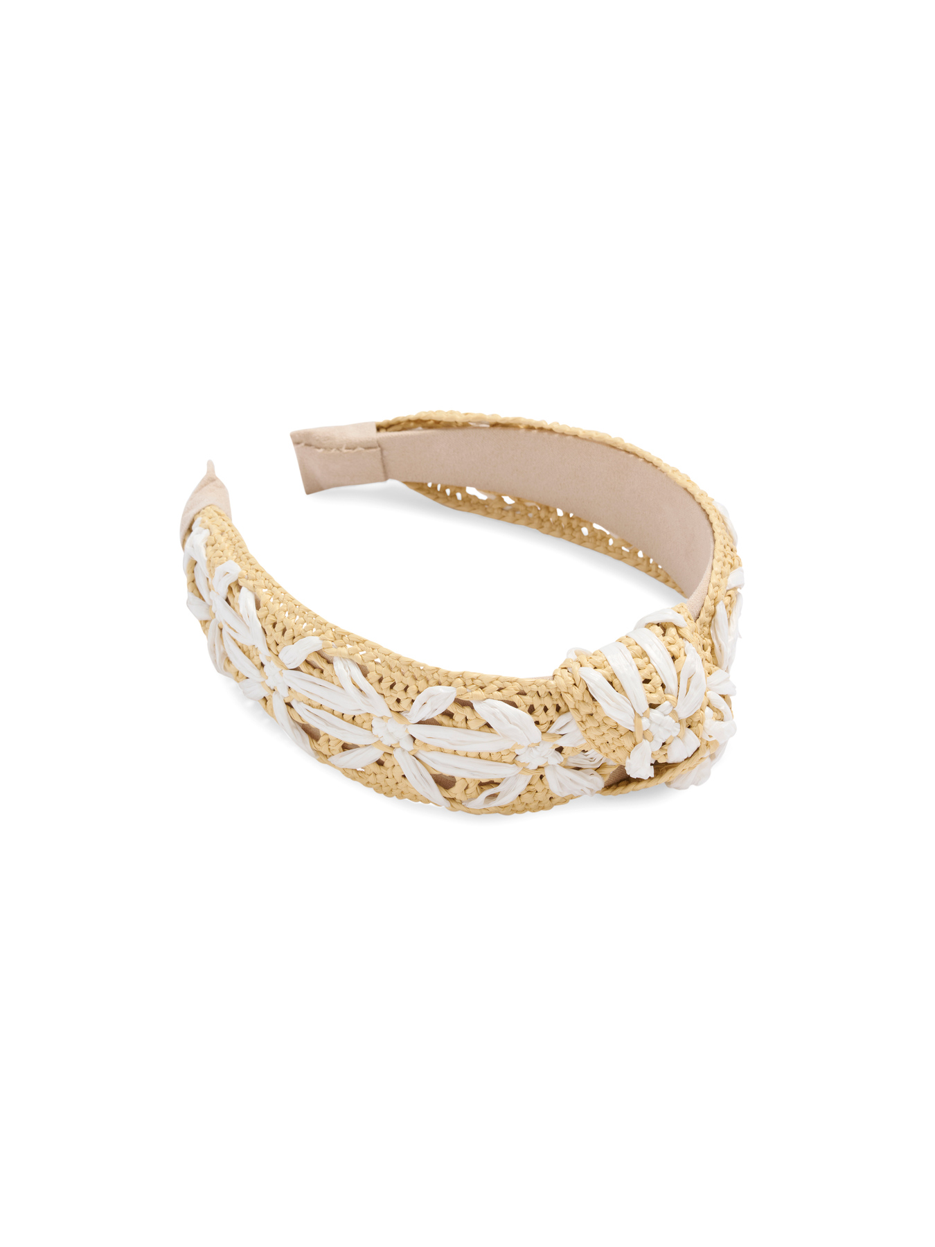 Picture of FAUX RAFFIA HEADBAND,WHITE