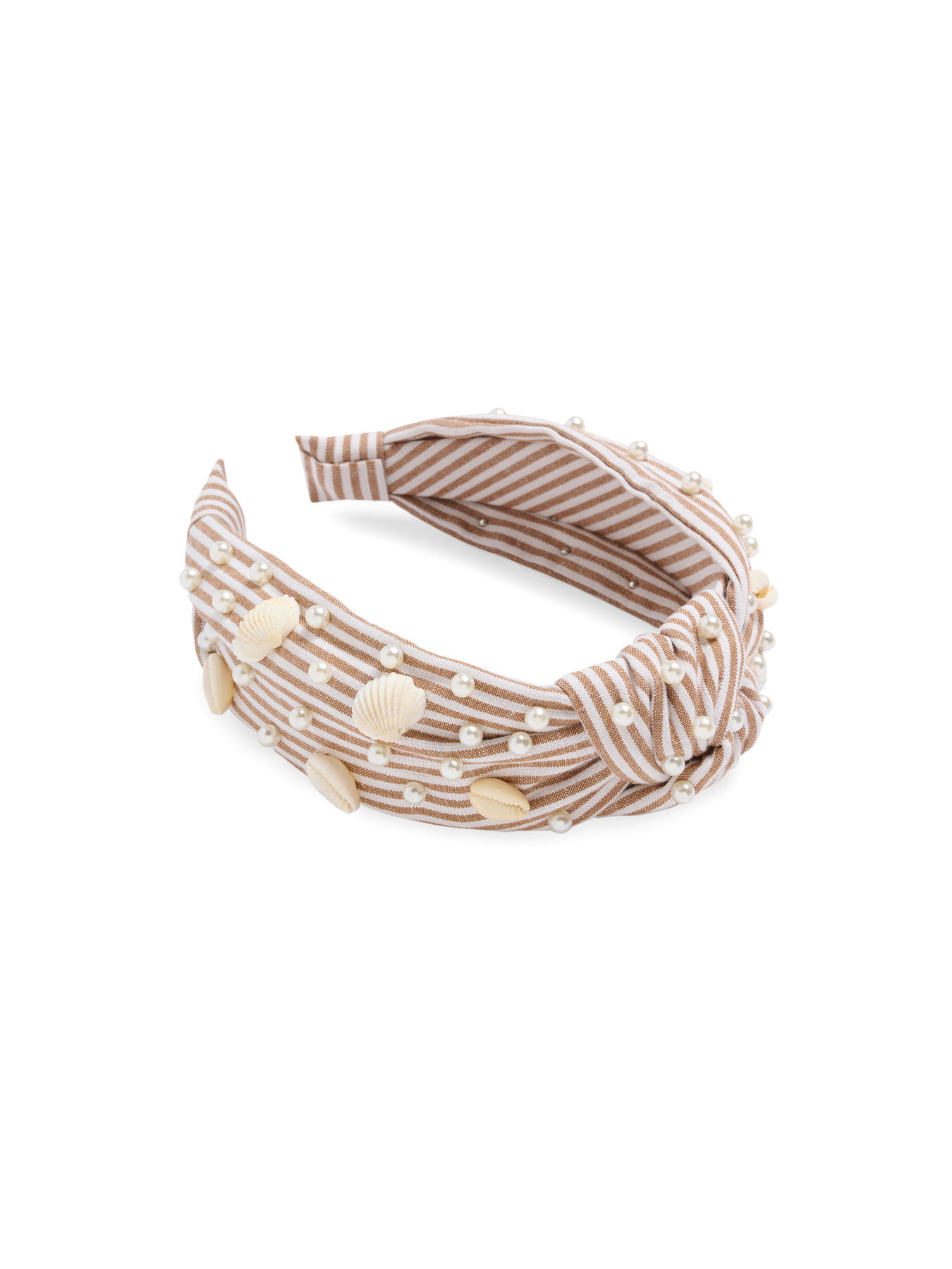 Picture of SHELLY KNOTTED HEADBAND,BROWN