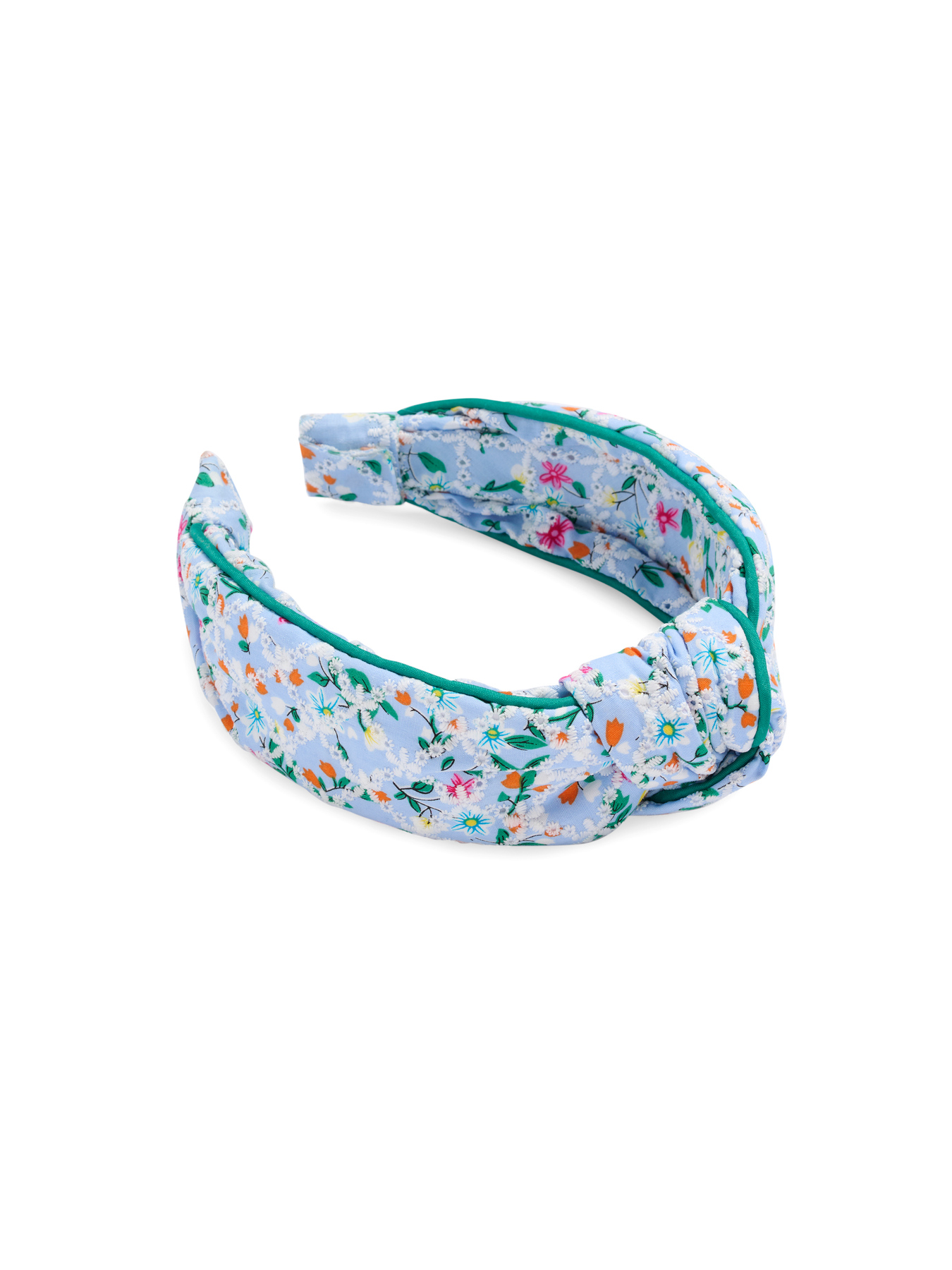 Picture of QUILTED FLORAL HEADBAND,BLUE