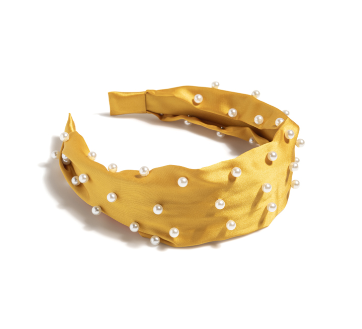 Picture of PEARL WIDE HEADBAND,YELLOW