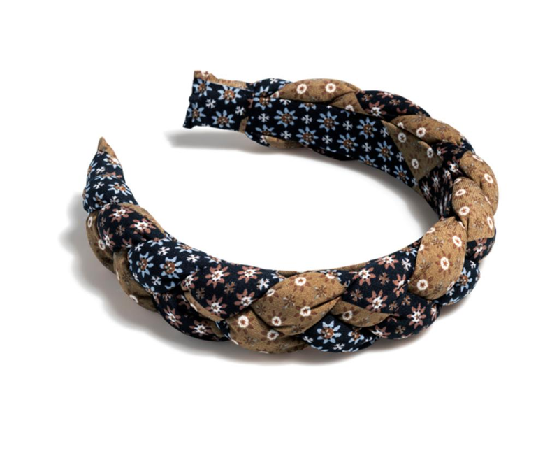 Picture of BRAIDED PRINT HDBAND,TAN