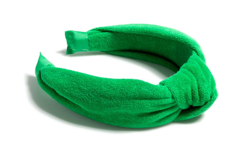 Picture of TERRY KNOTTED HEADBAND, GREEN