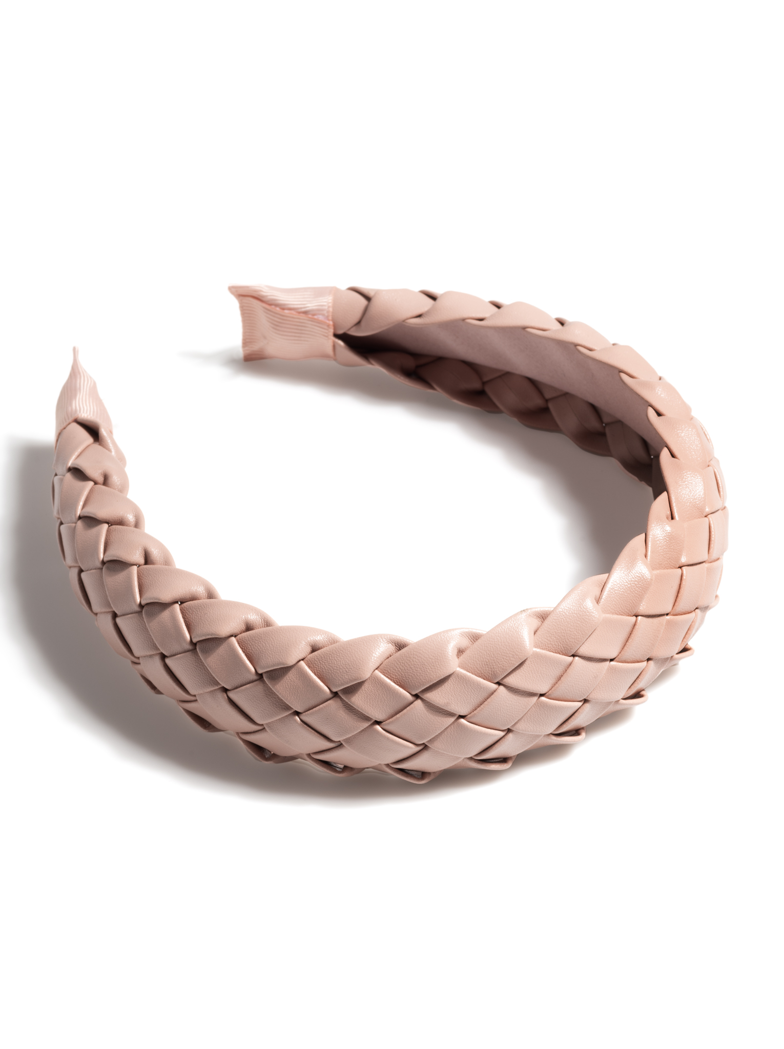 Picture of WOVEN FAUX LEATHER HEADBAND, BLUSH
