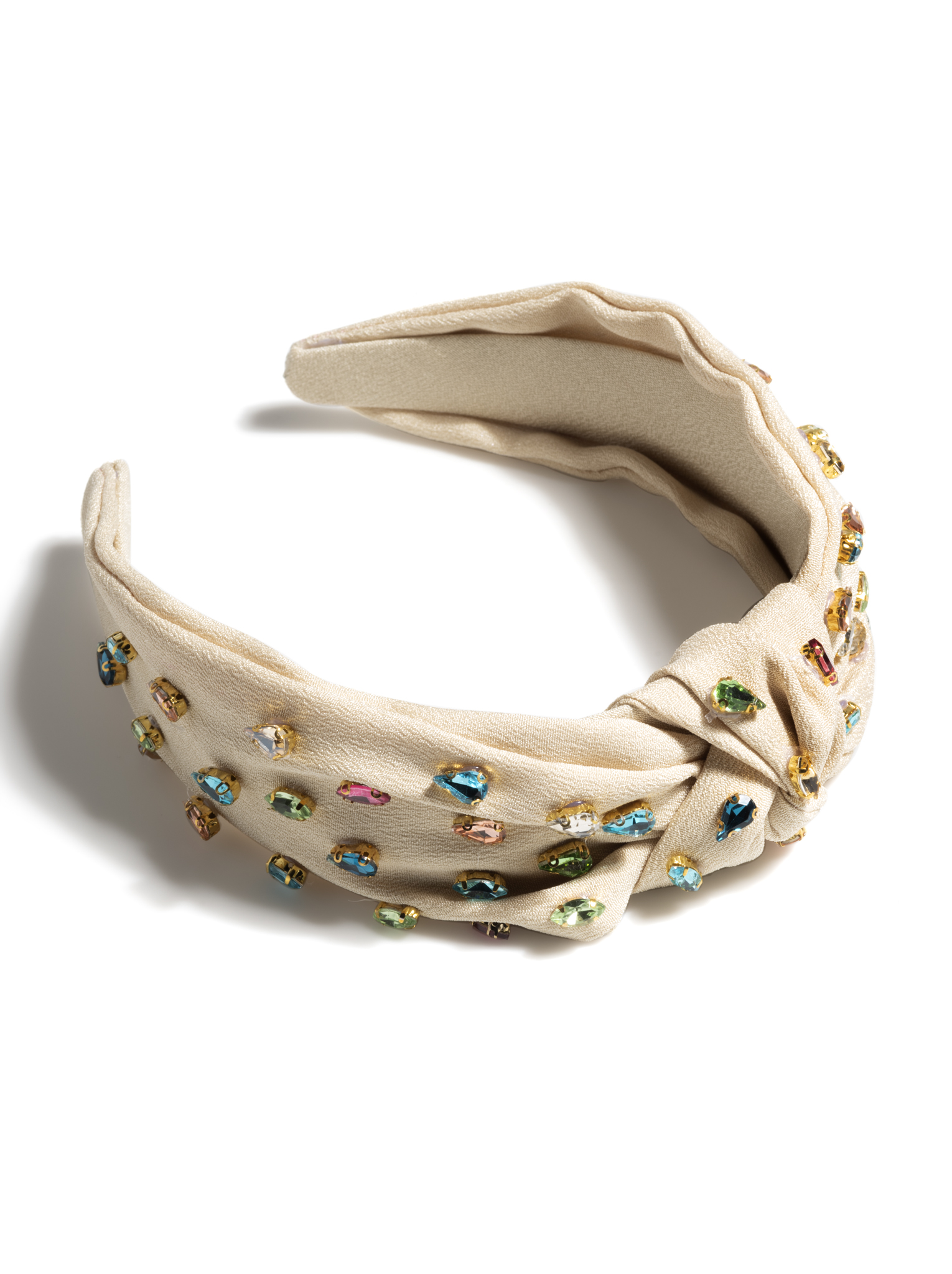 Picture of GEMMIE KNOTTED HEADBAND, CHAMPAGNE