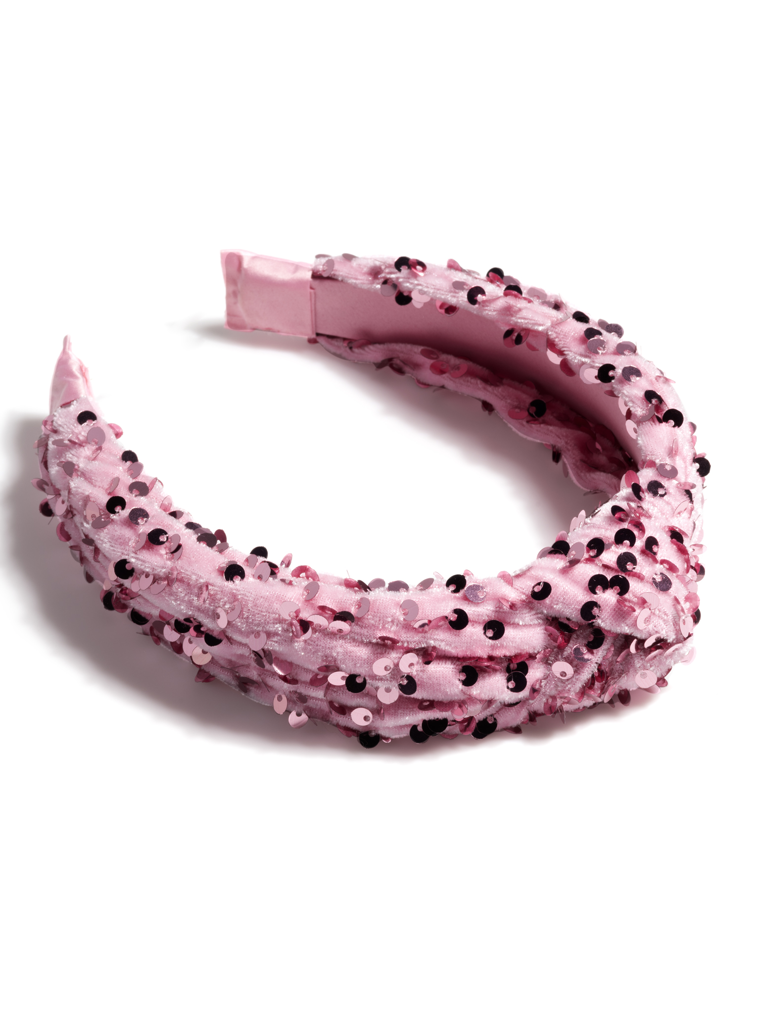 Picture of KNOTTED SEQUINS HEADBAND,PINK
