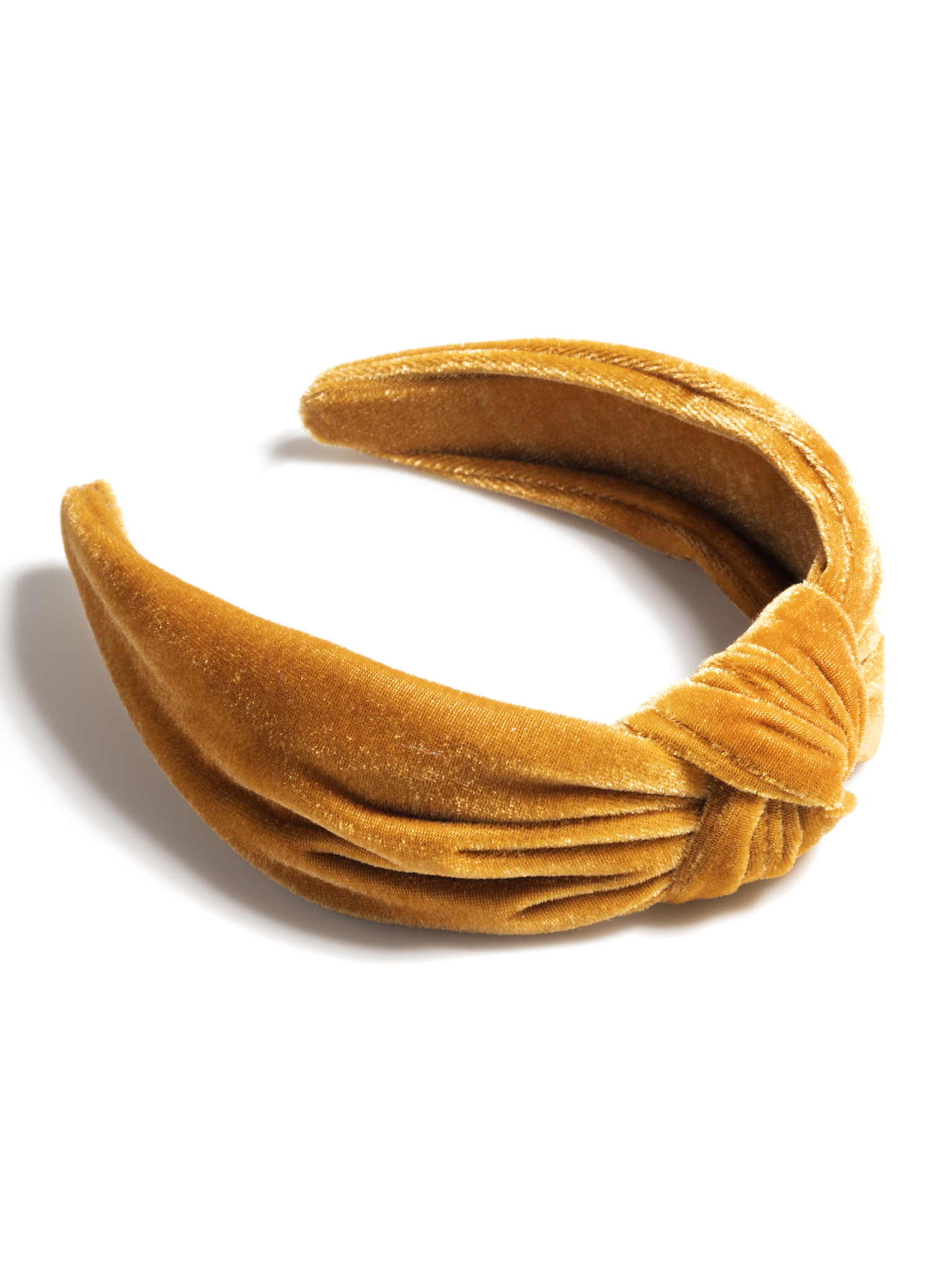 Picture of KNOTTED VELVET HEADBAND,GOLD
