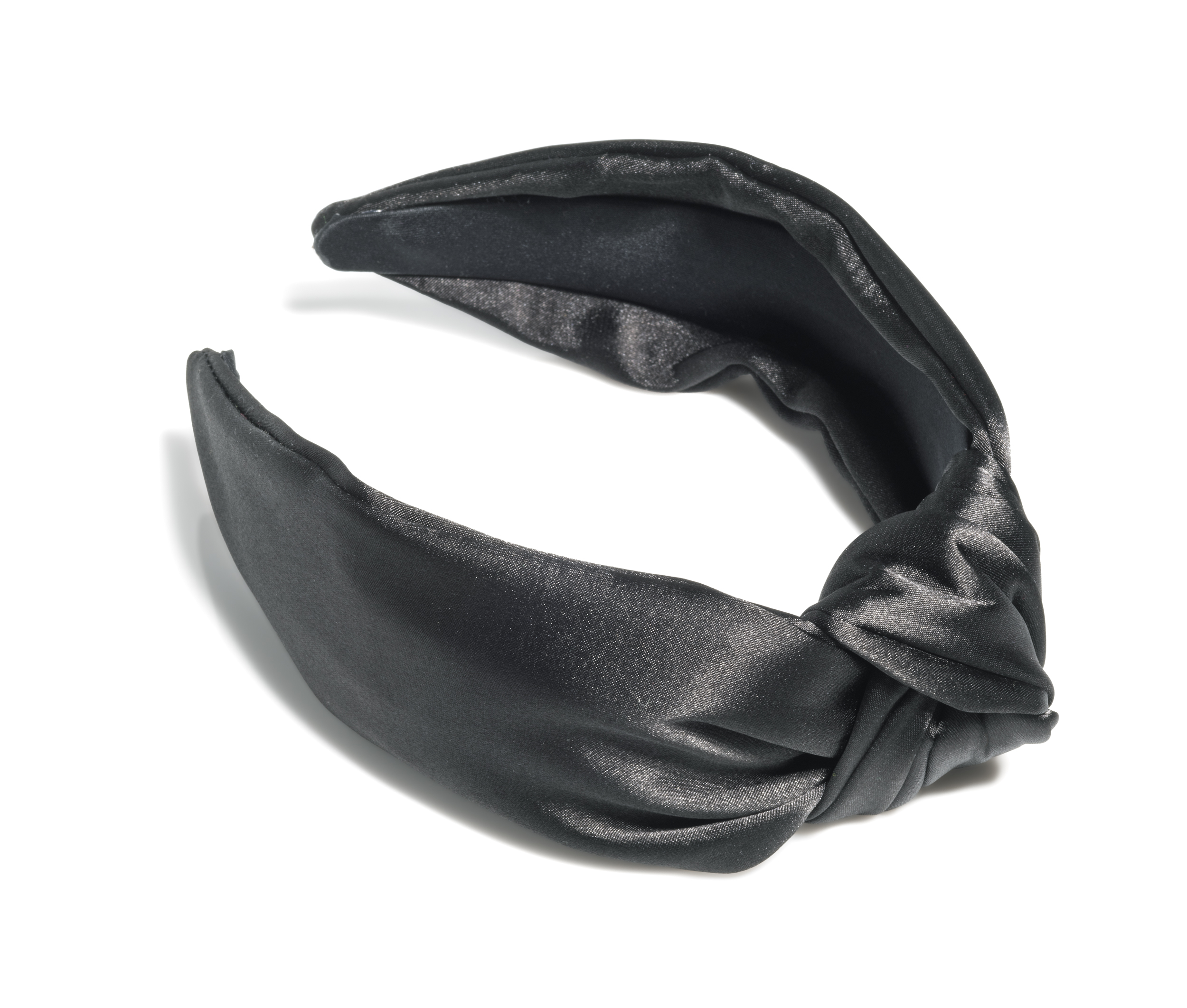 Picture of SATIN KNOTTED HEADBAND, BLACK