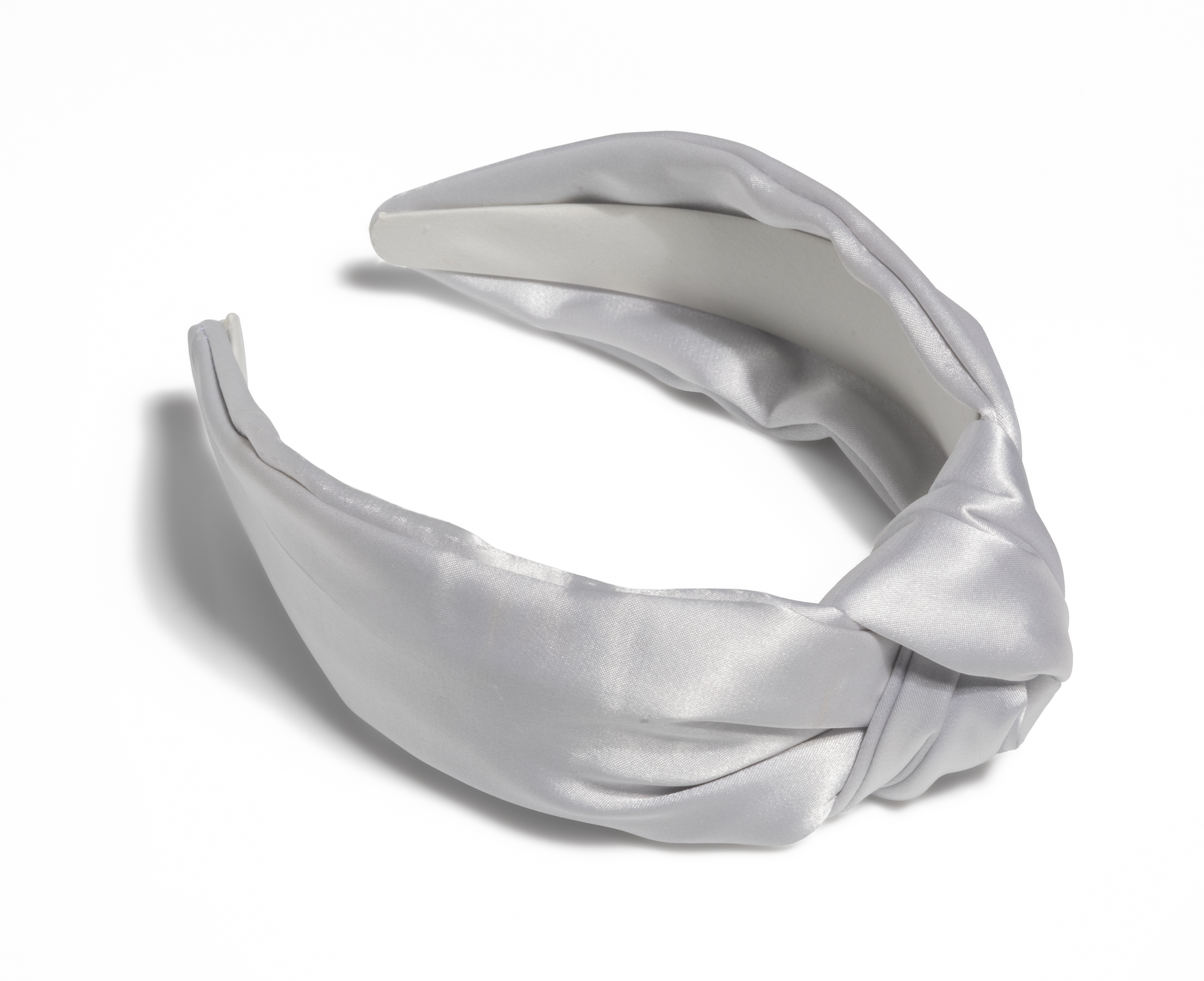 Picture of SATIN KNOTTED HEADBAND, SILVER