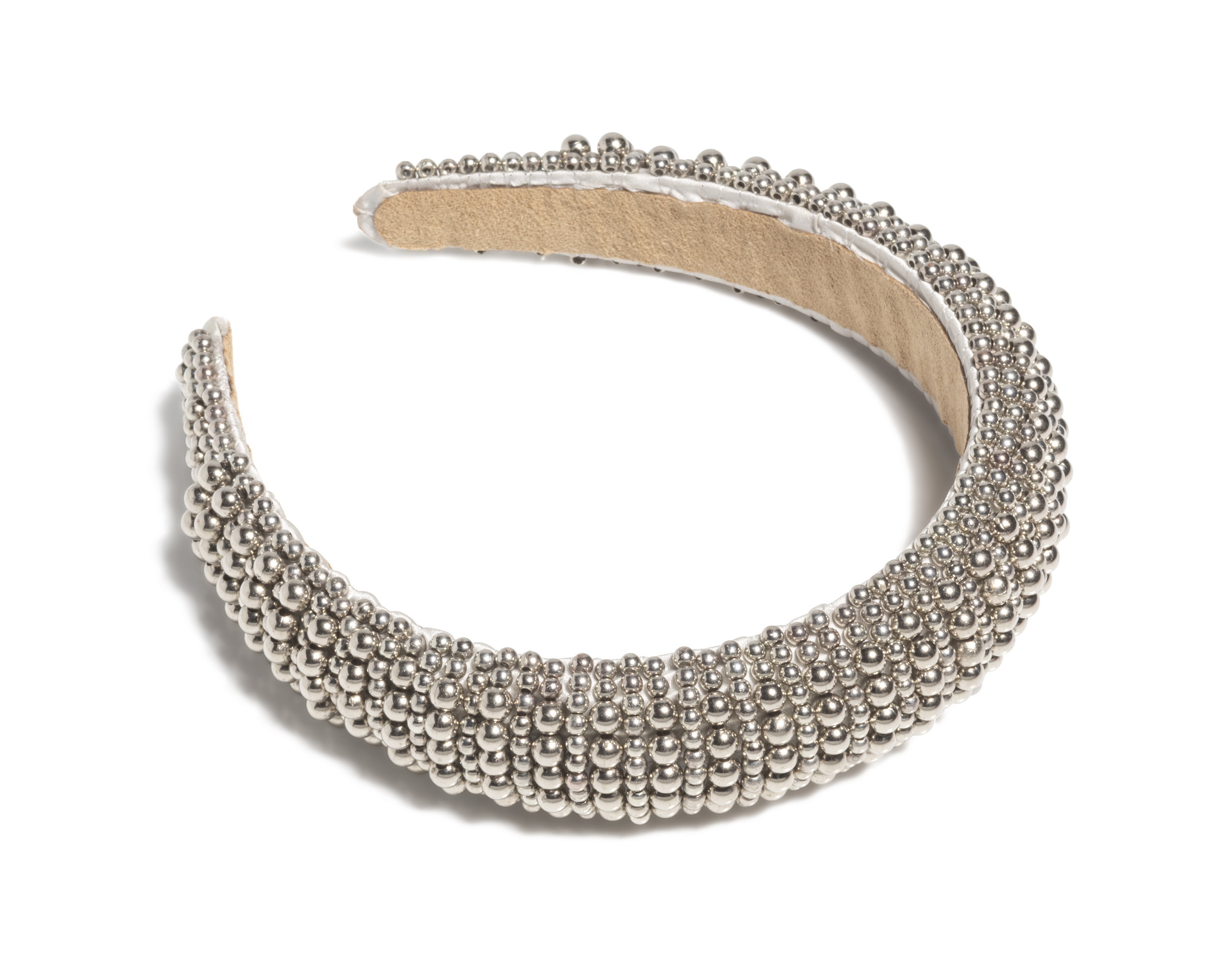 Picture of BEADED HEADBAND,SILVER
