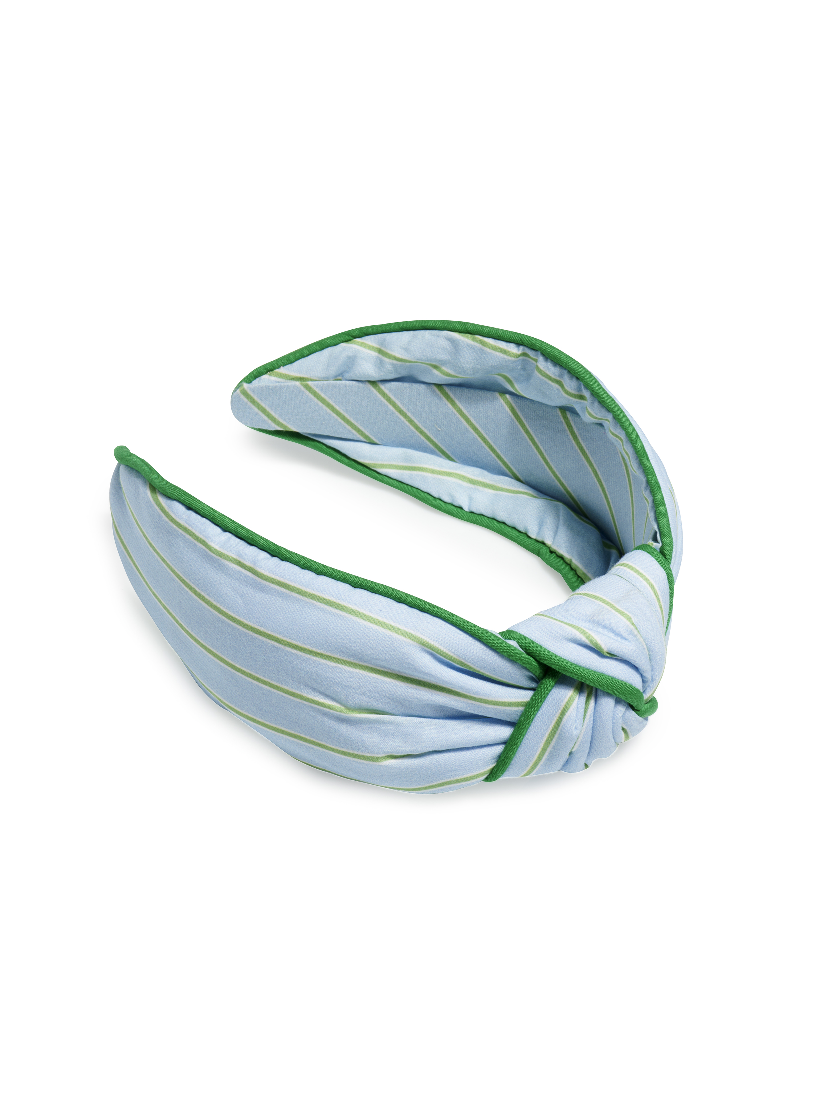 Picture of STRIPES KNOTTED HEADBAND, PERIWINKLE