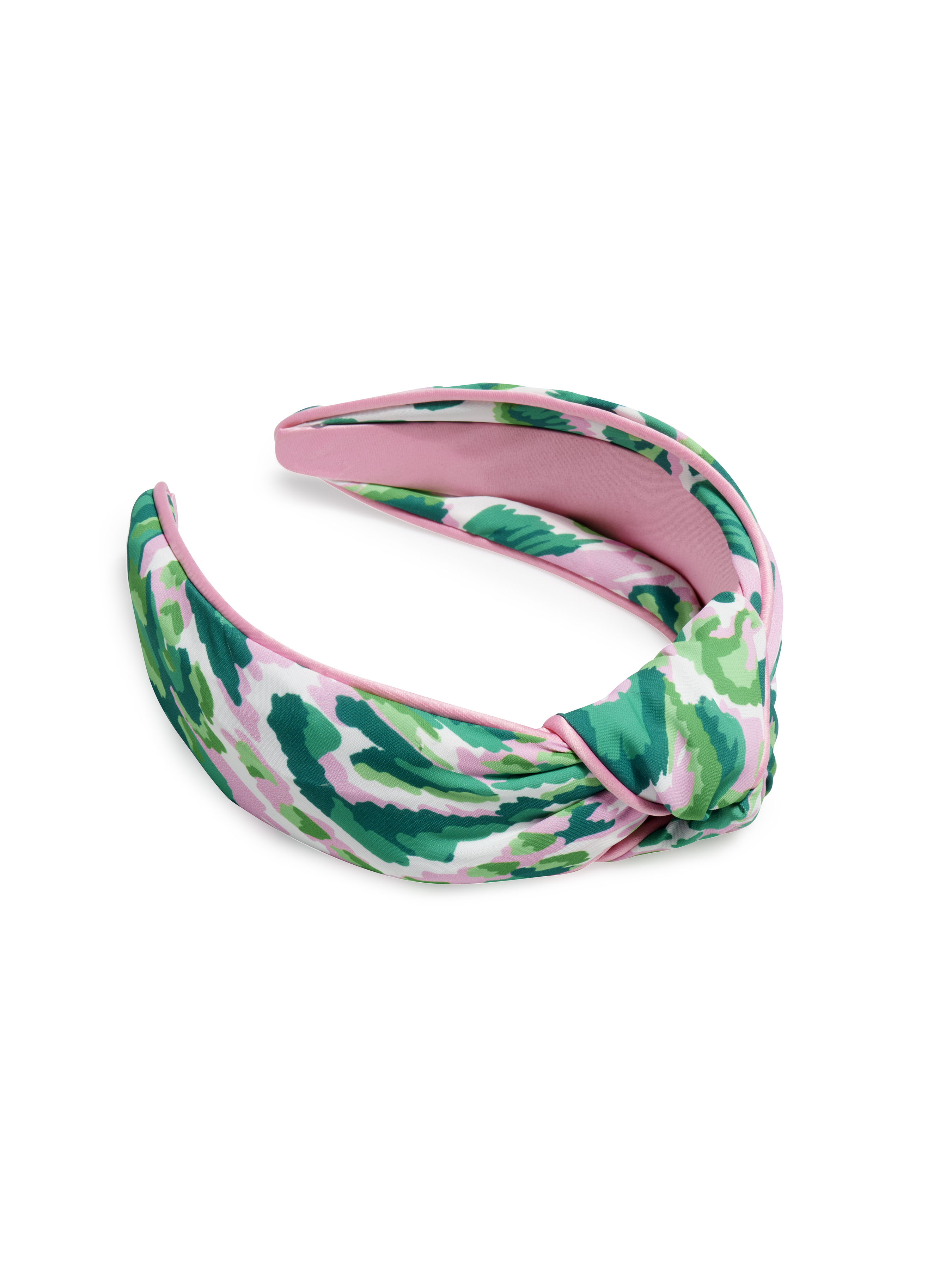 Picture of WATERCOLOR KNOTTED HEADBAND, GREEN