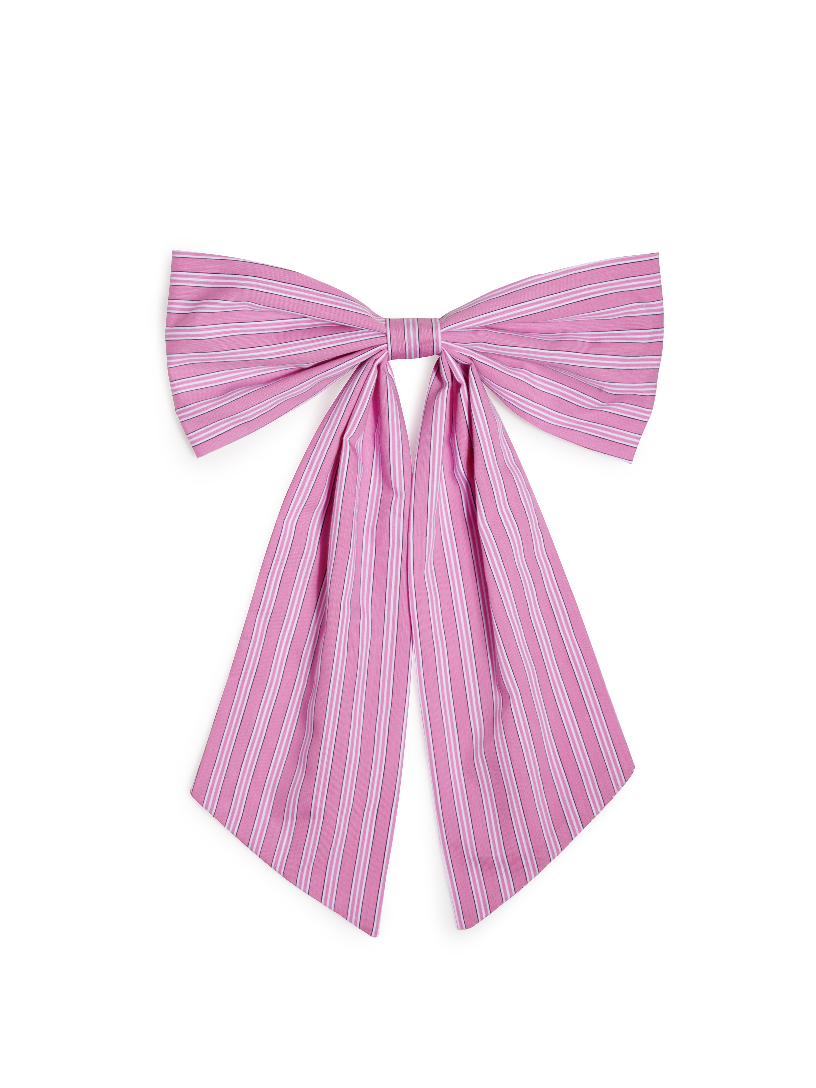 Picture of STRIPE BOW CLIP, PINK