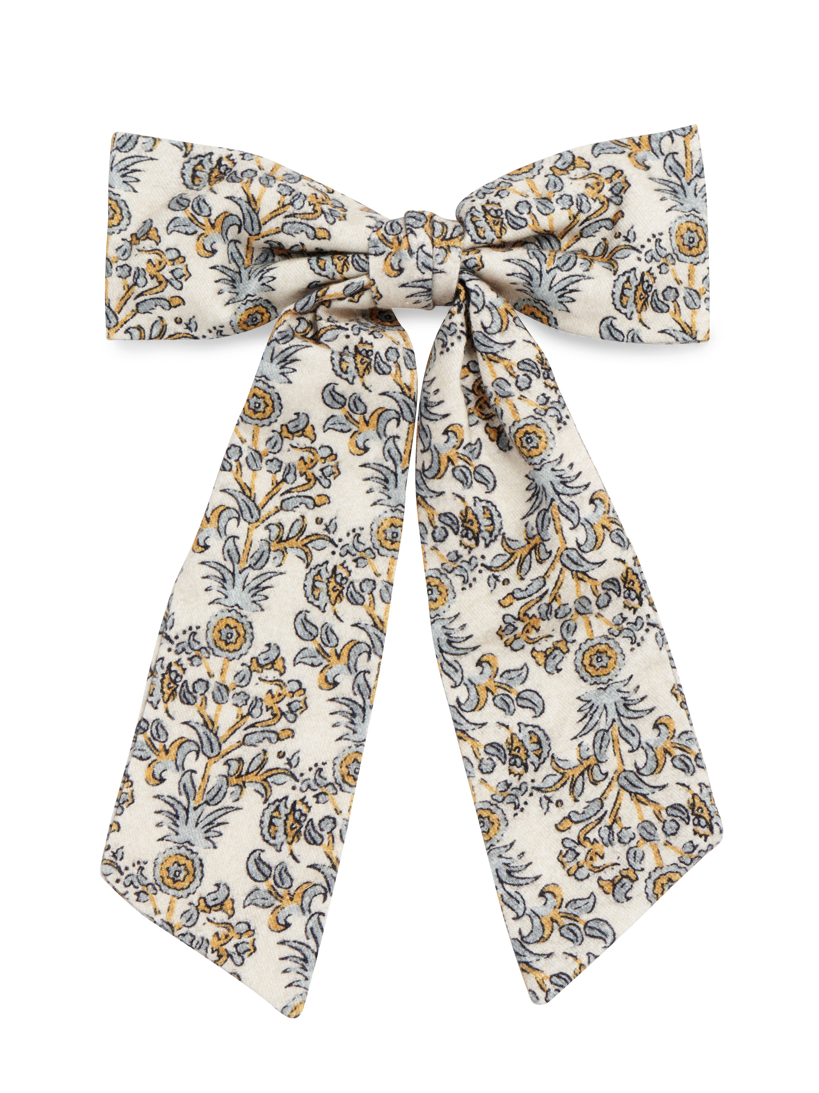 Picture of VINTAGE FLORAL BOW CLIP,MULTI