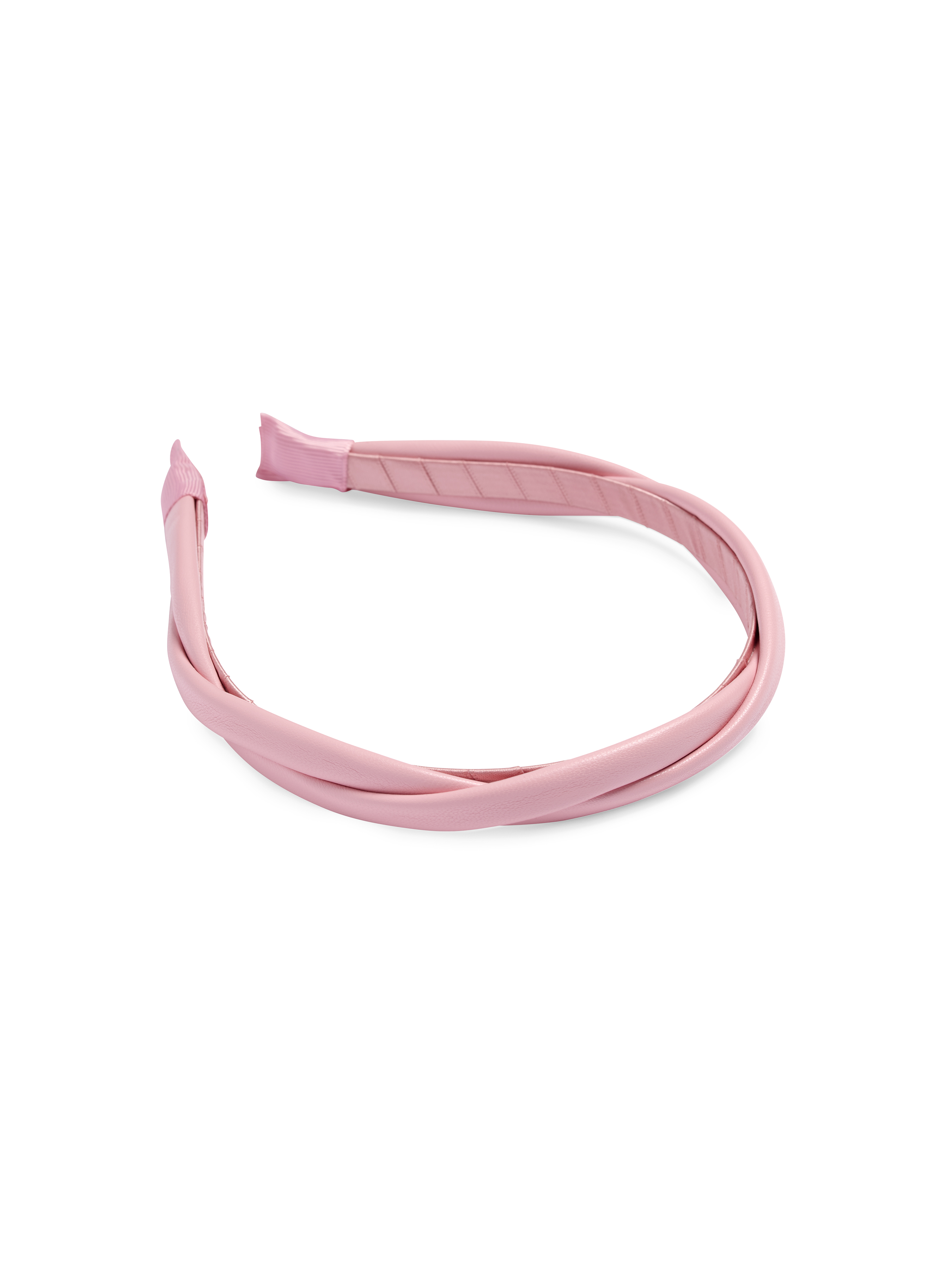Picture of FAUX LEATHER TWIST HEADBAND, BLUSH