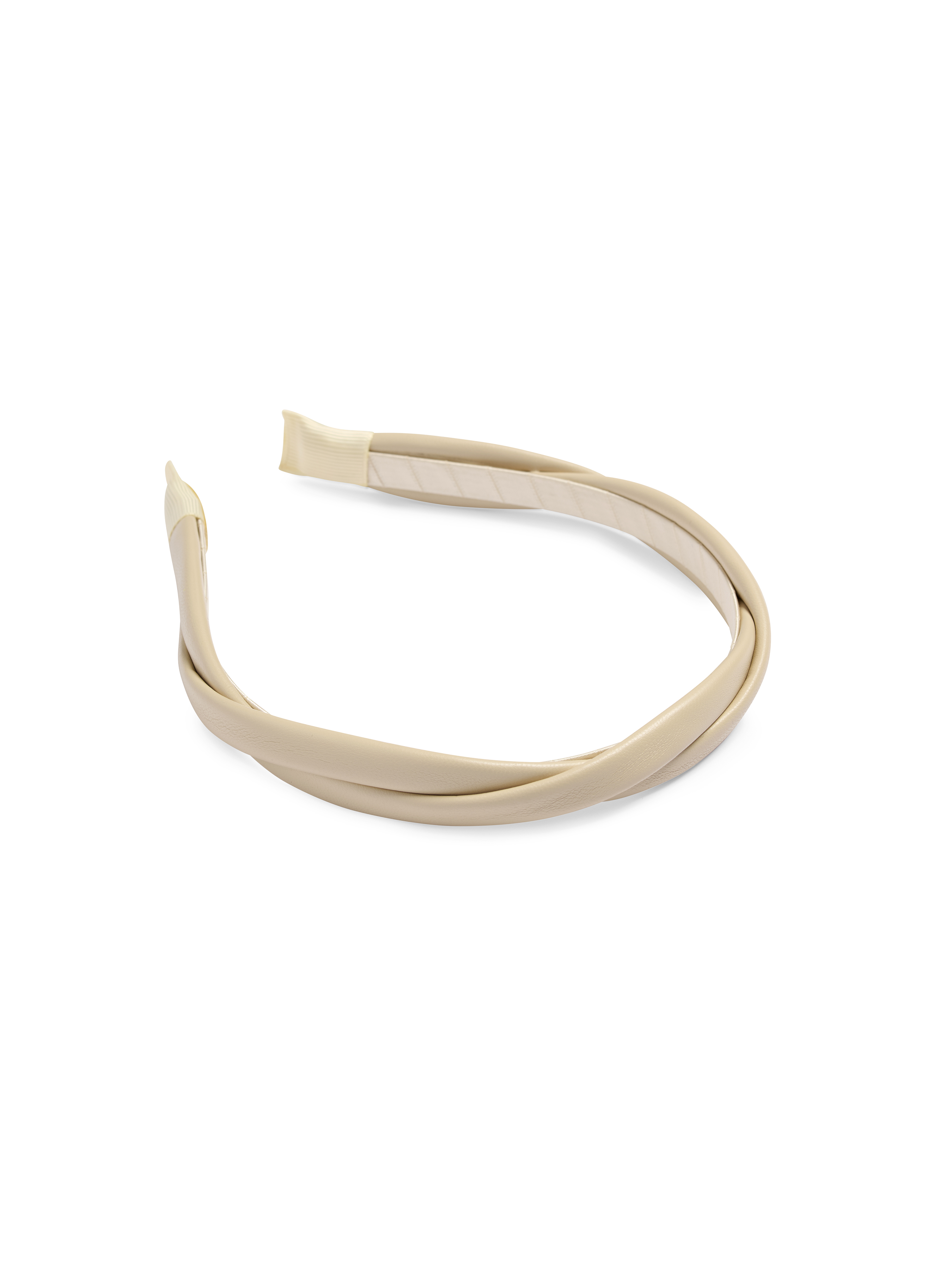Picture of FAUX LEATHER TWIST HEADBAND, SAND