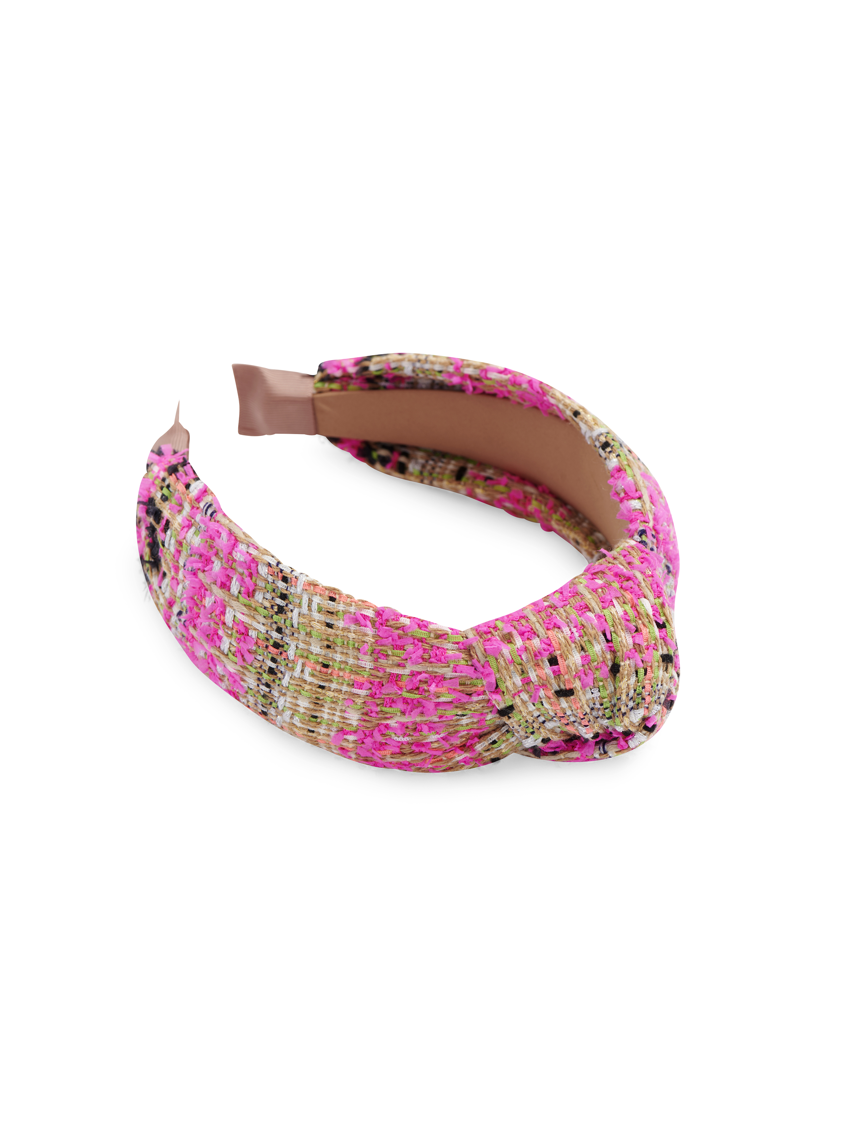 Picture of TEXTURED PLAID HEADBAND,PINK