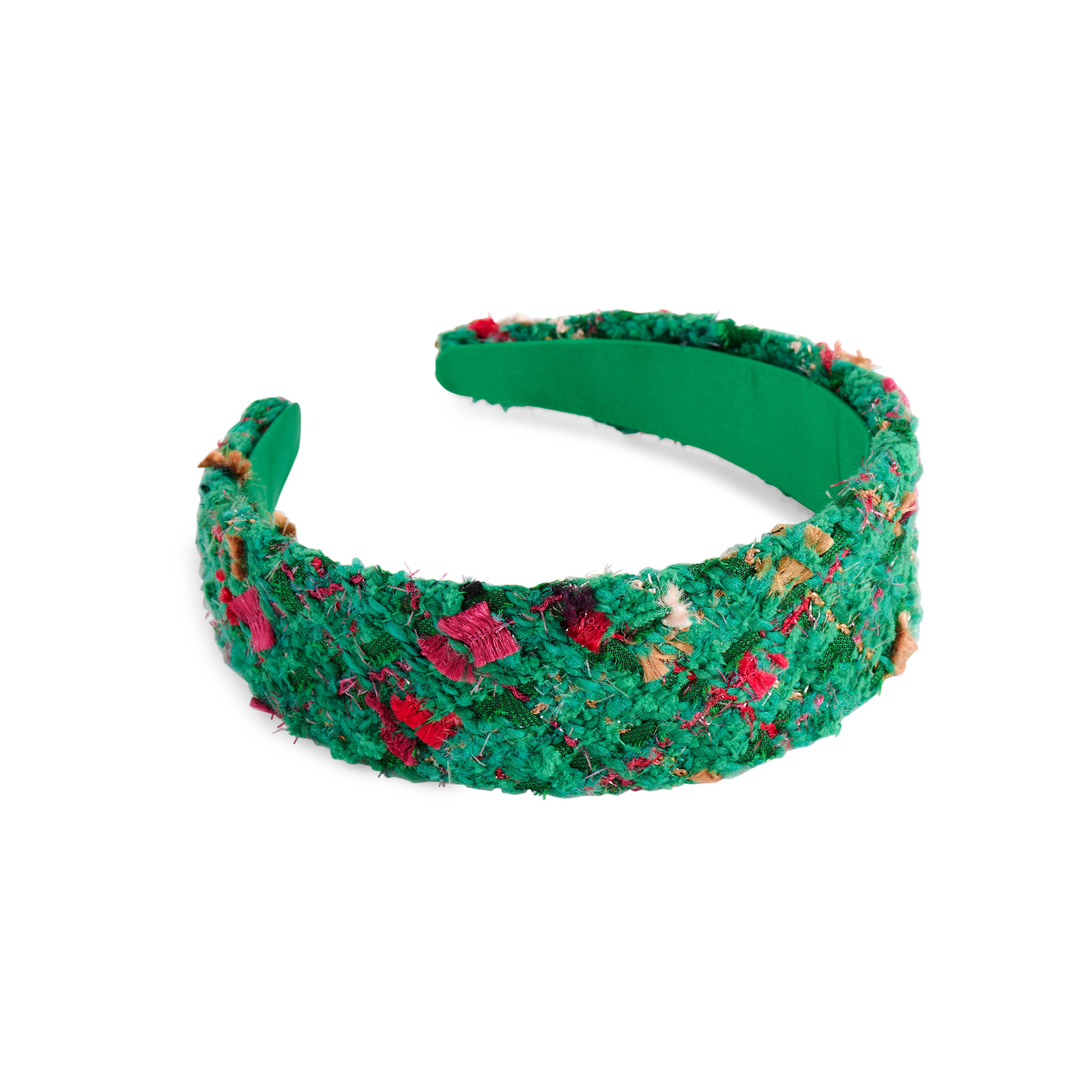 Picture of WIDE TWEED HEADBAND,GREEN