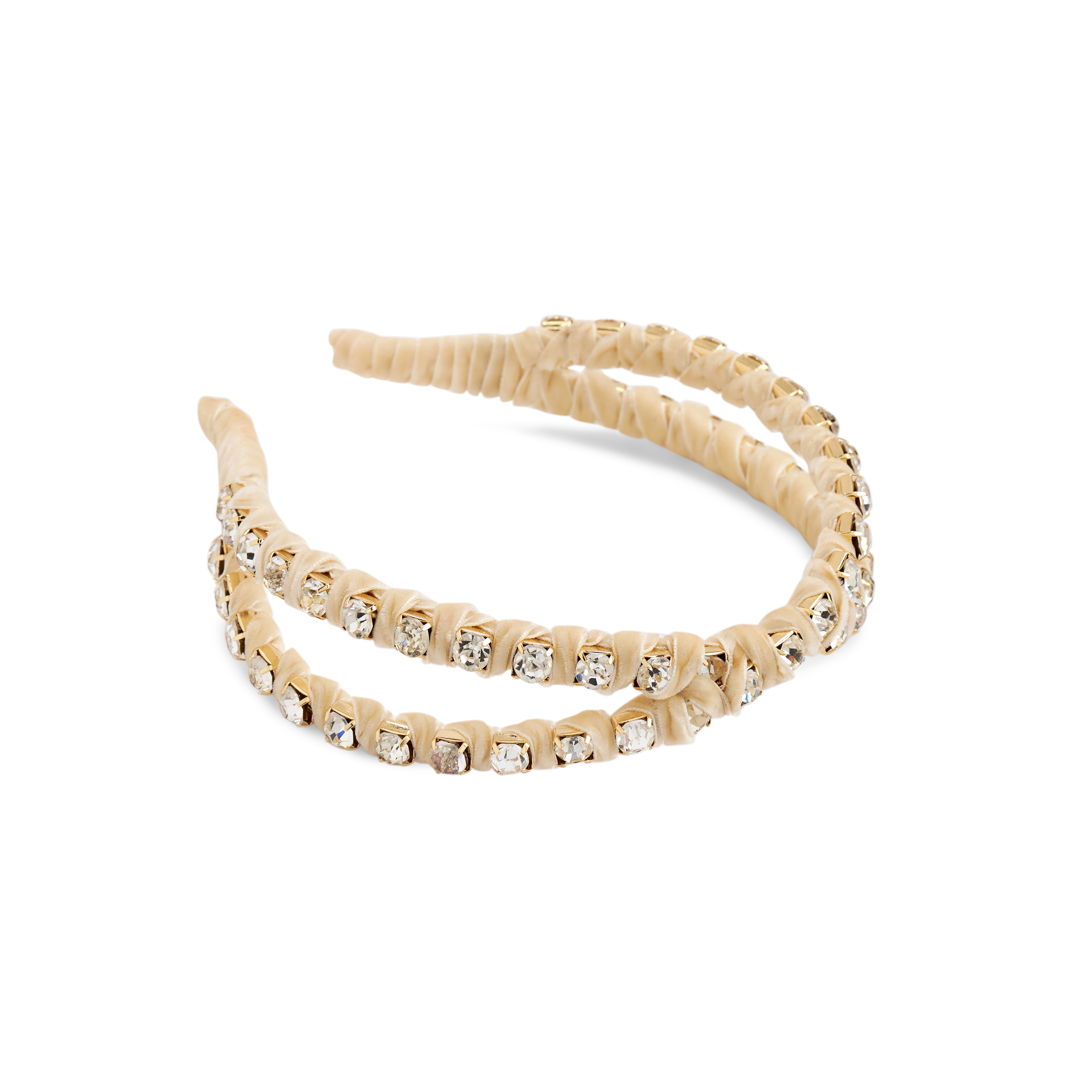 Picture of RHINESTONE DOUBLE HEADBAND,IVORY