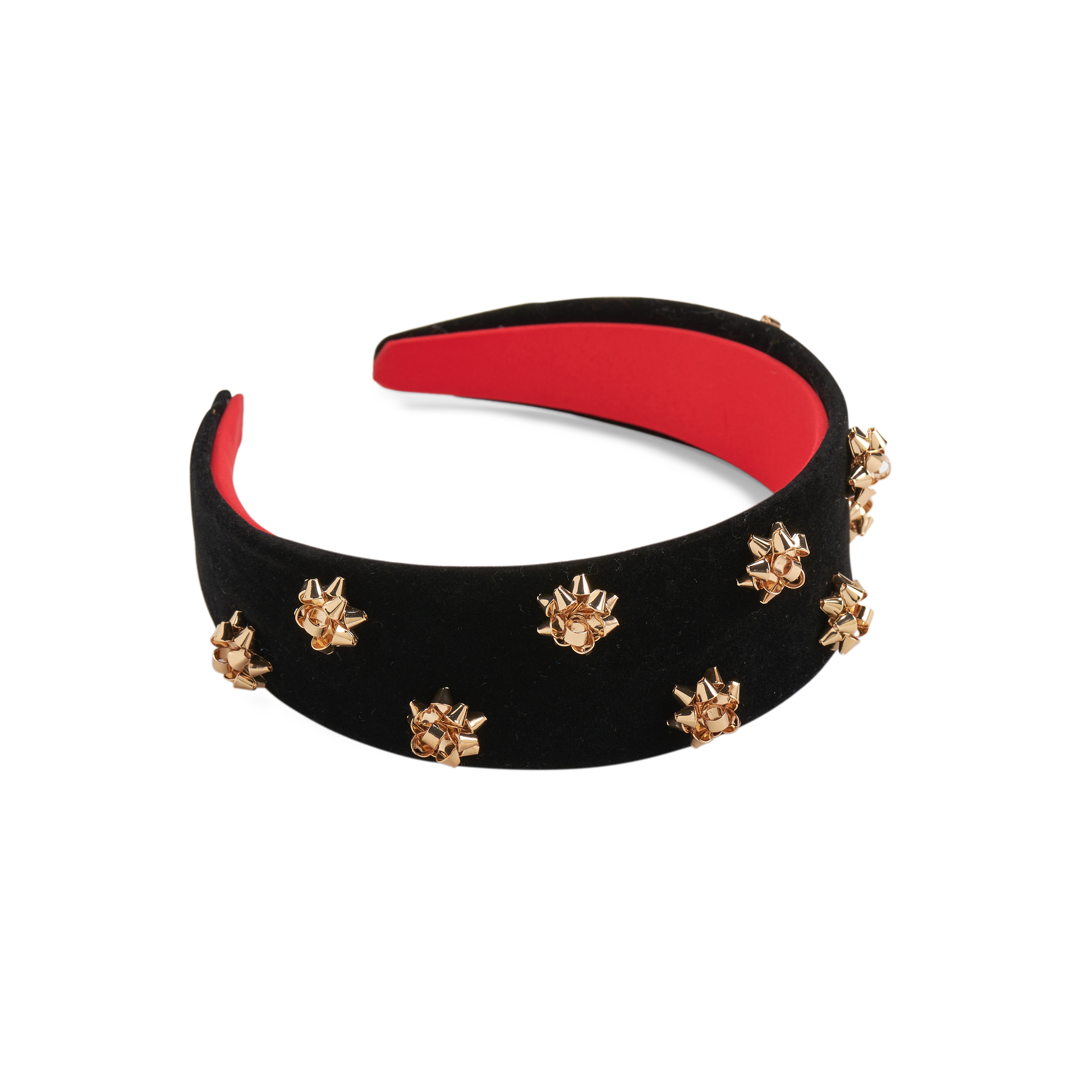 Picture of VELVET GIFT BOW HEADBAND,BLACK