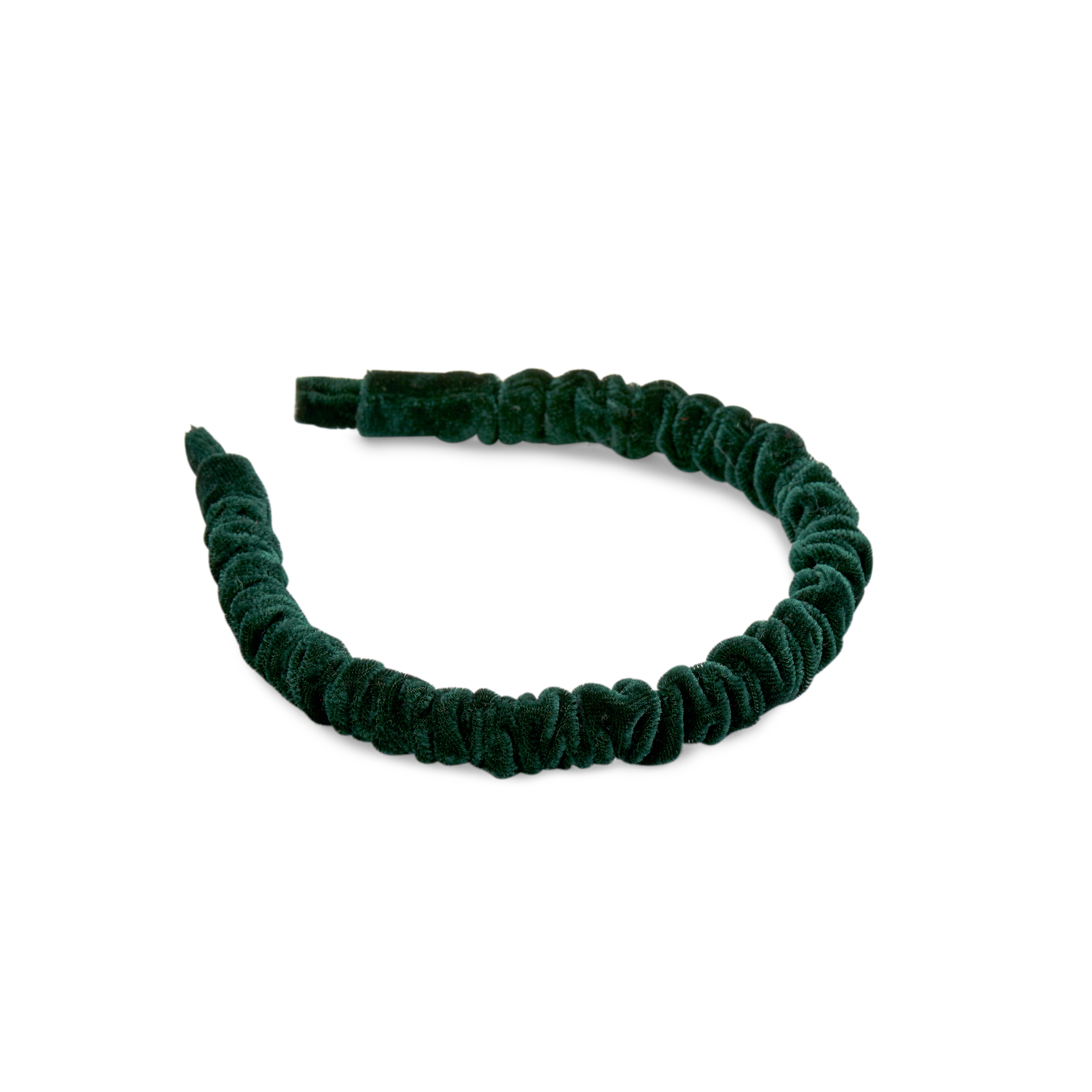 Picture of VELVET SCRUNCH HEADBAND,GREEN