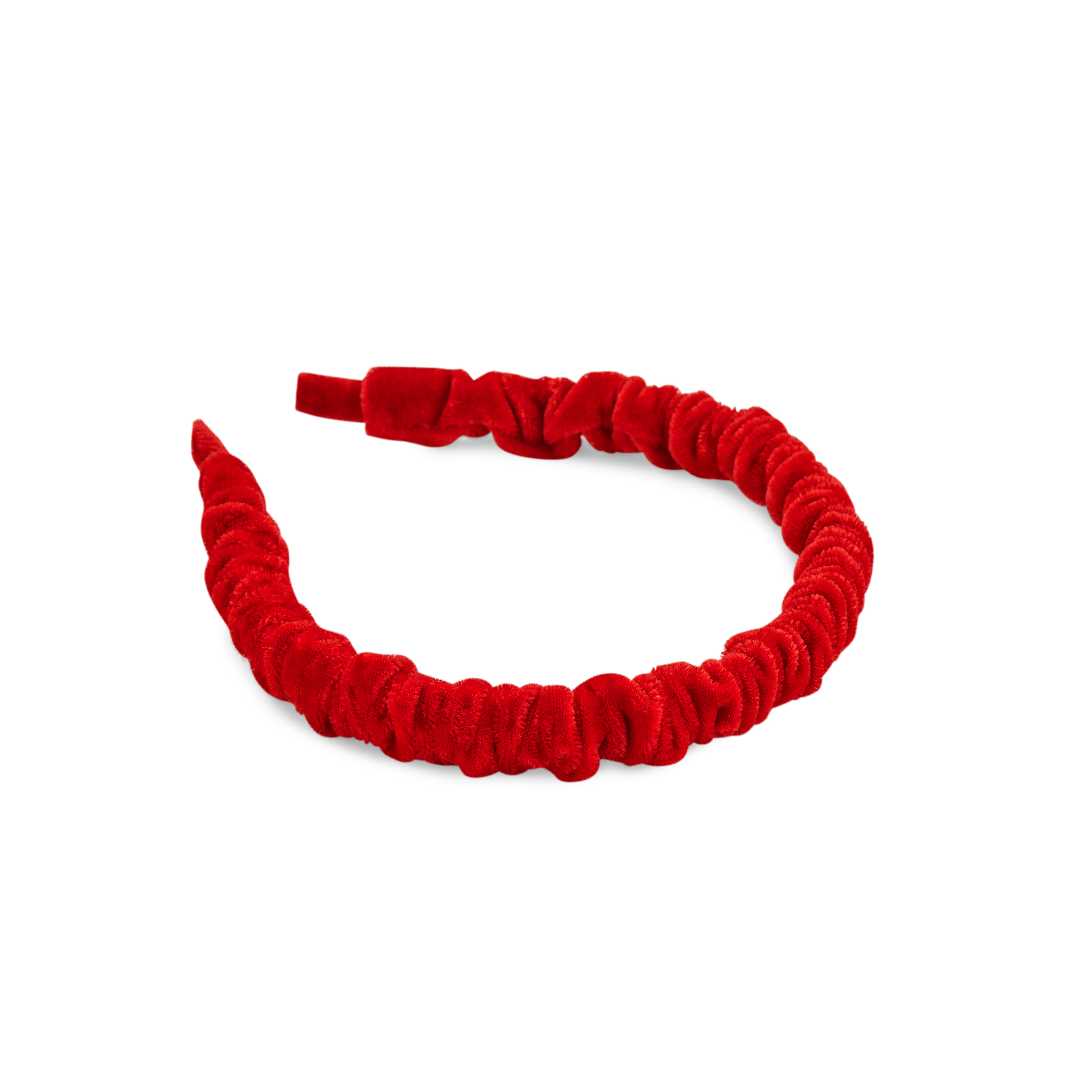 Picture of VELVET SCRUNCH HEADBAND,RED