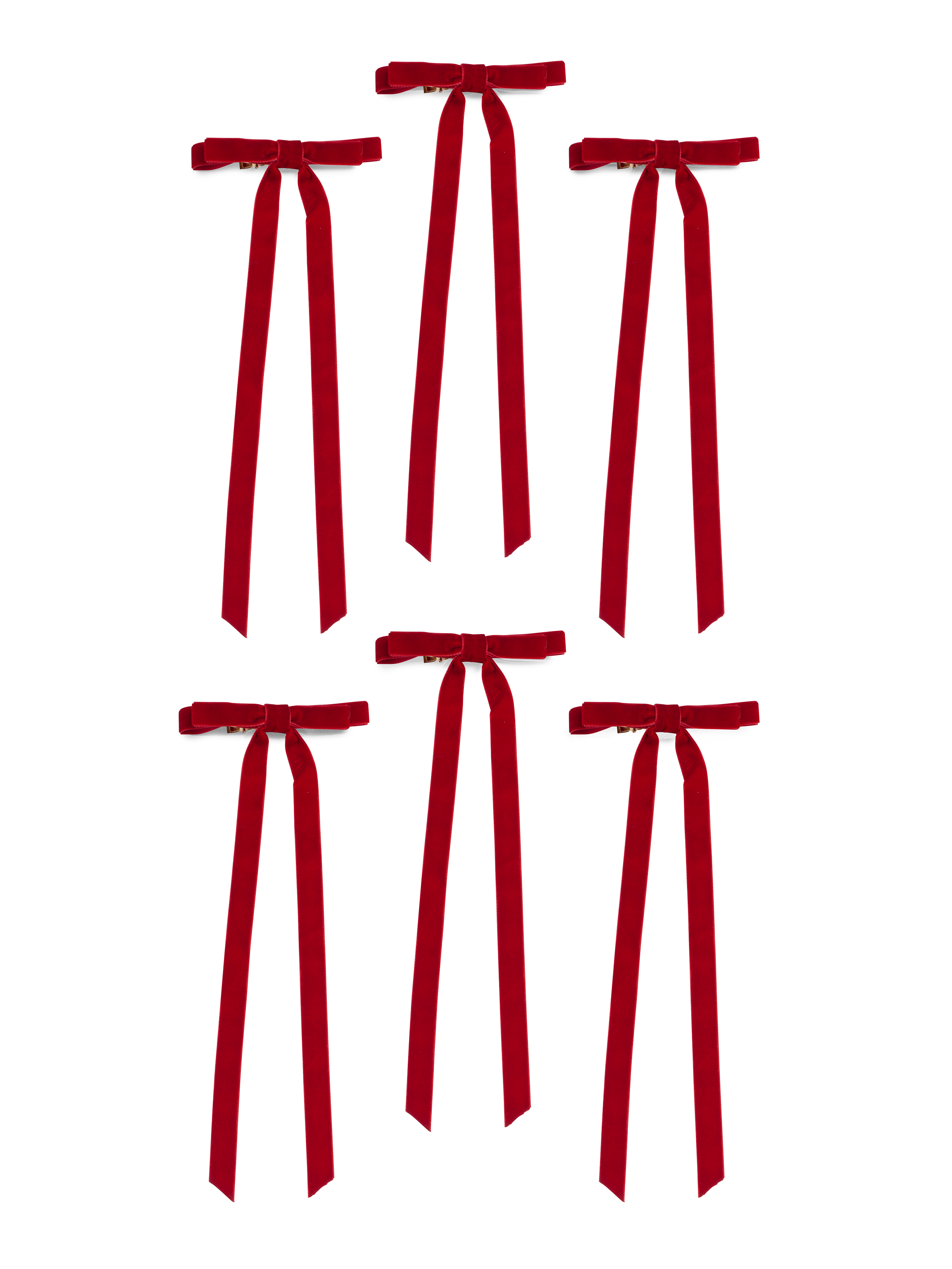 Picture of ASST/6 DECORATIVE BOWS,RED