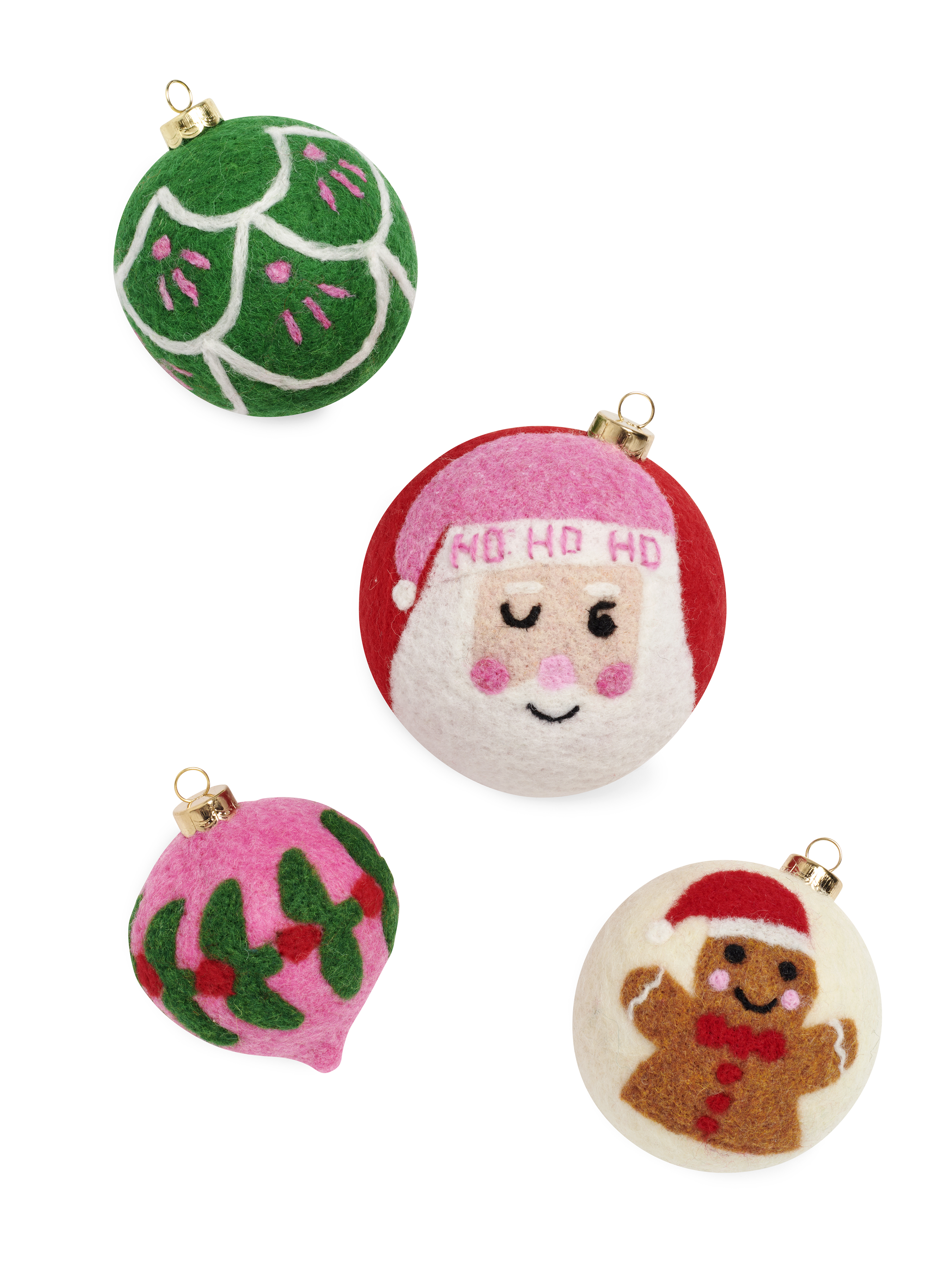 Picture of JOLLY ASST/4 ORNAMENTS,MULTI