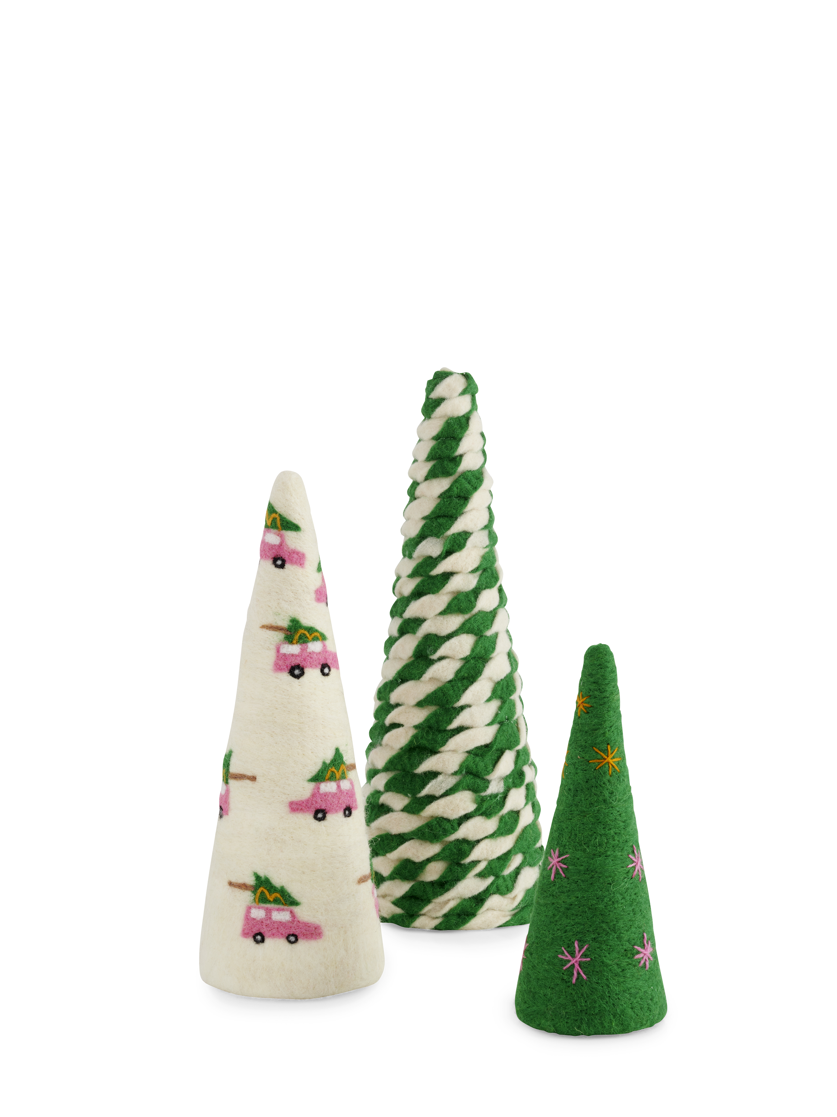 Picture of ASST/3 PINK CAR DECORATIVE TREES,MULTI