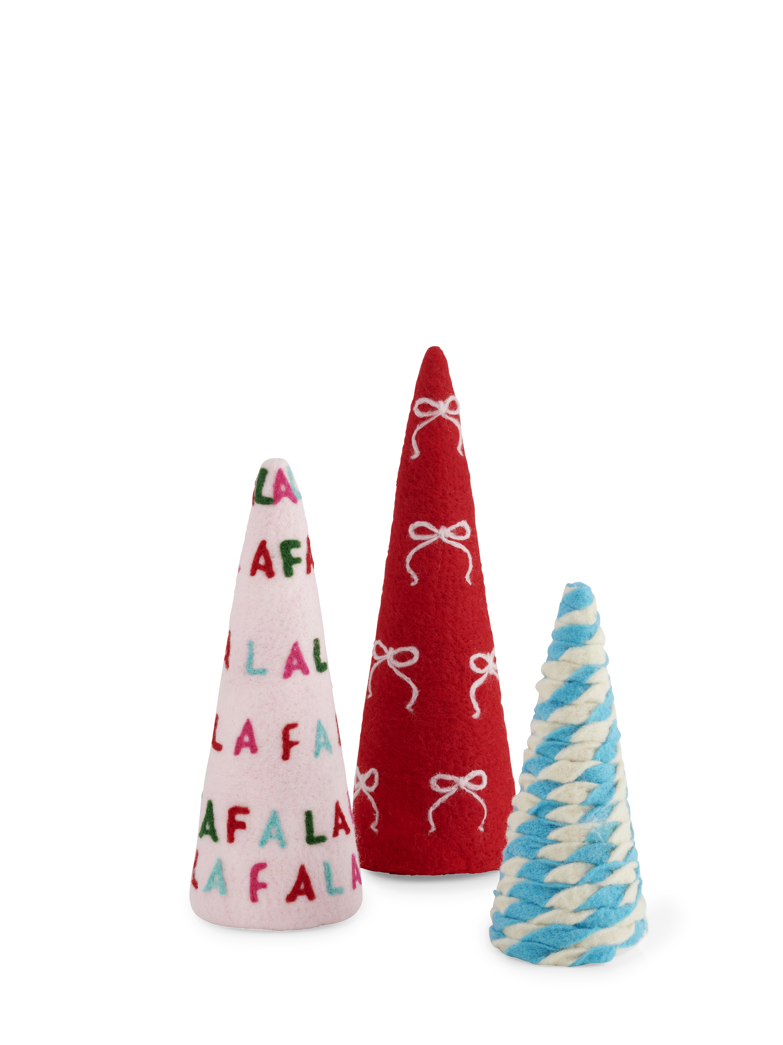 Picture of ASST/3 "FA LA LA" DECORATIVE TREES,MULTI