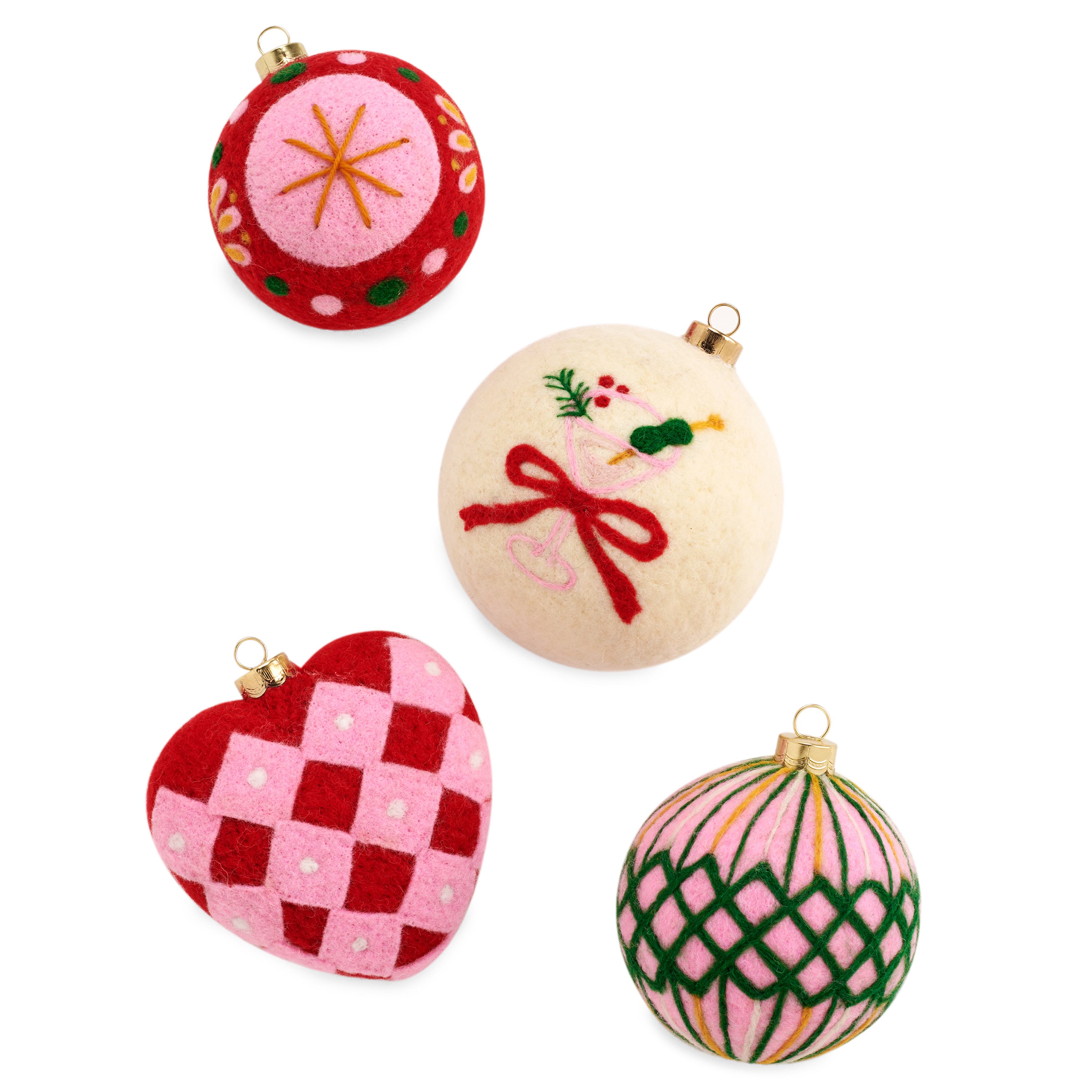 Picture of ASST/4 COCKTAIL ORNAMENTS,MULTI