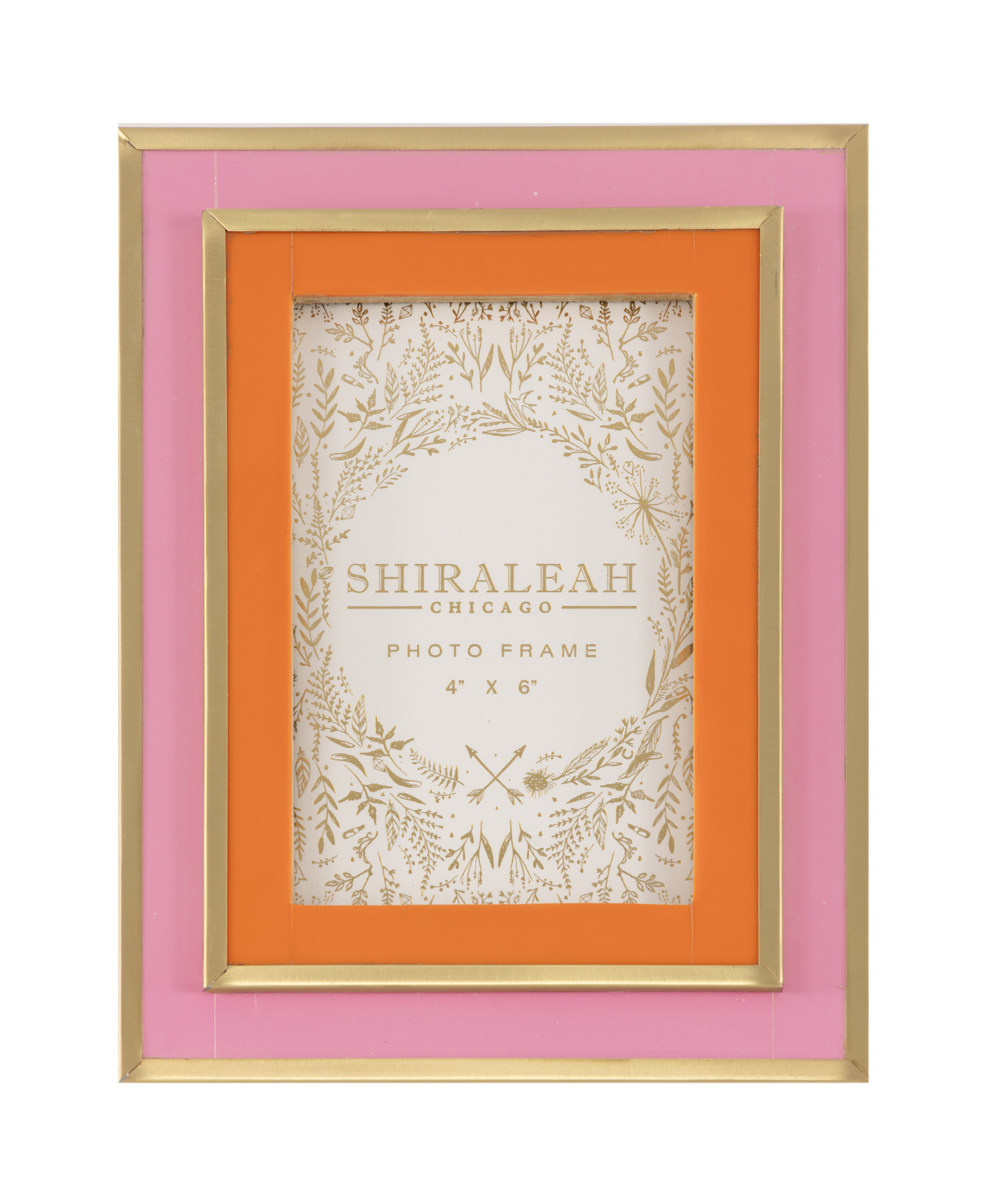 Picture of VIVA 4" x 6" LAYERED PICTURE FRAME, PINK