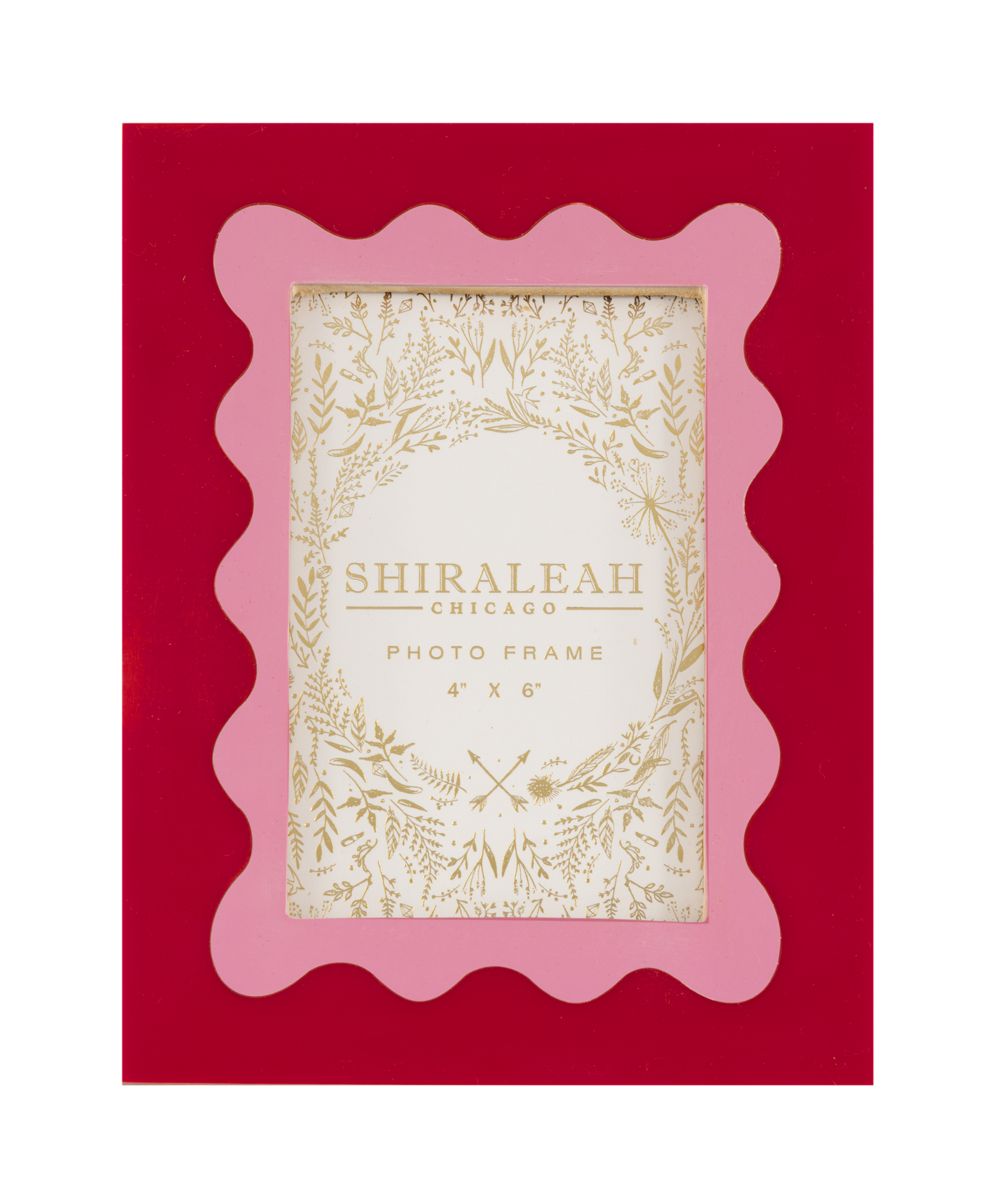 Picture of VIVA WAVE 4" x 6" PICTURE FRAME, RED