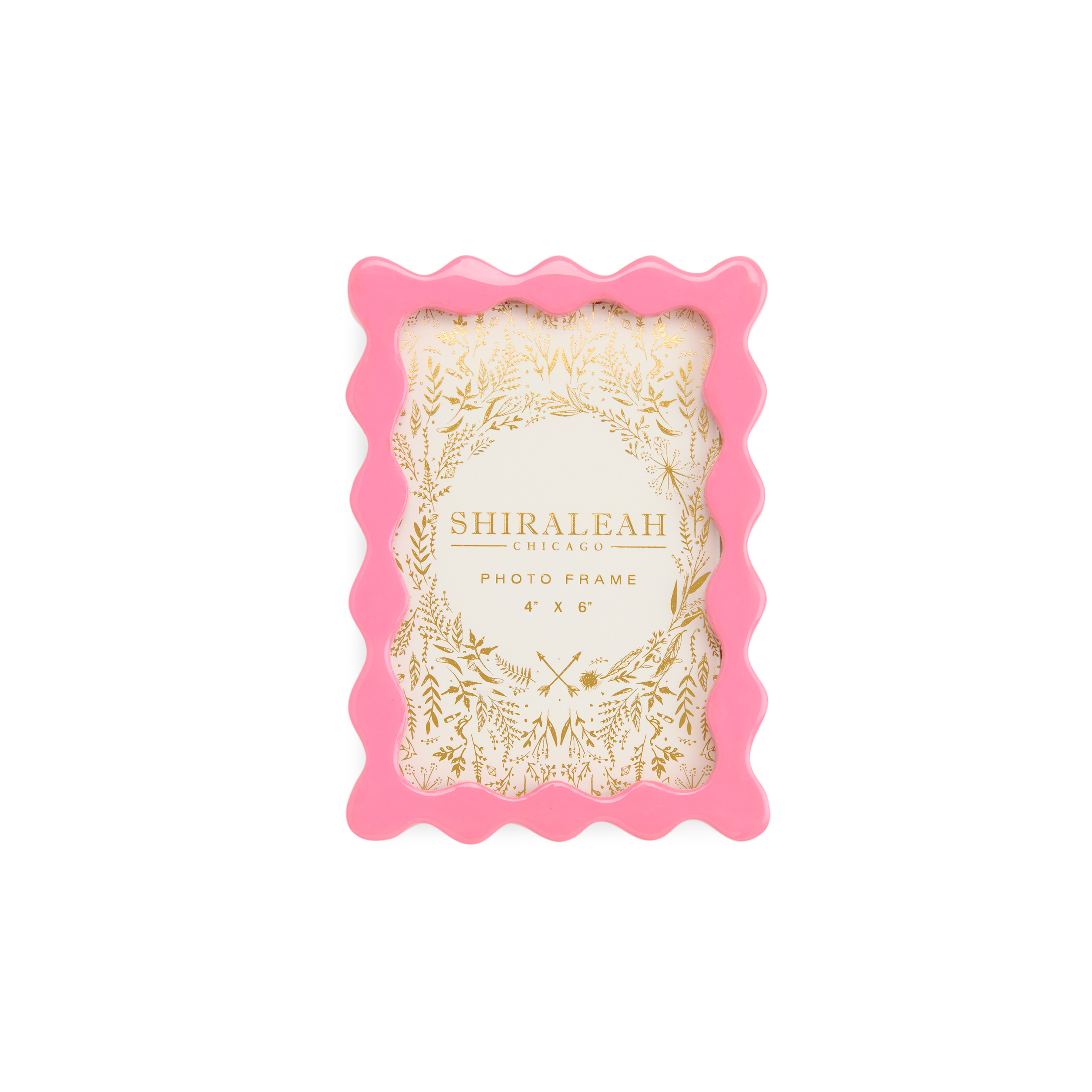 Picture of POPPY 4"x6" WAVE PICTURE FRAME,PINK