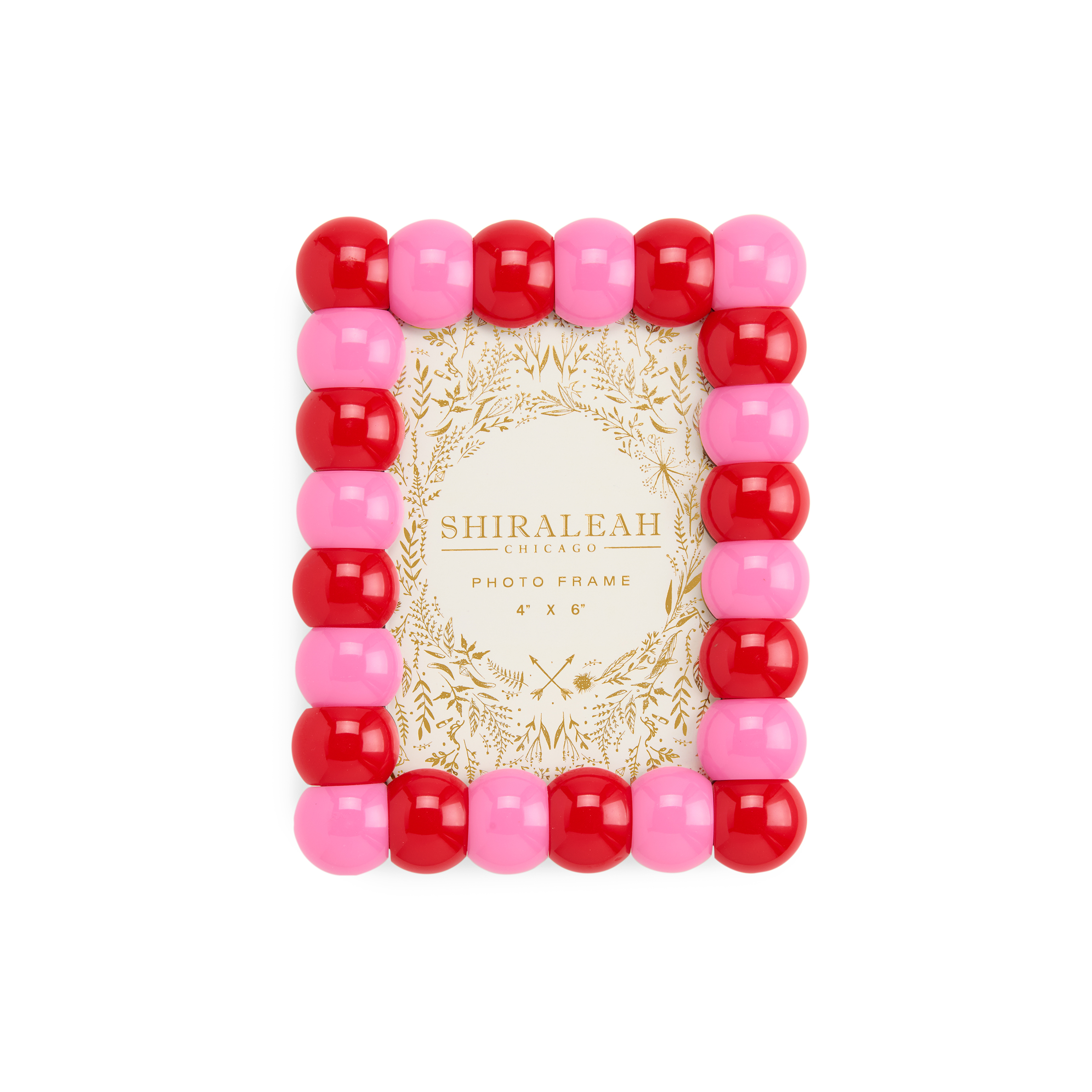 Picture of POPPY 4"x6" BUBBLE PICTURE FRAME,RED