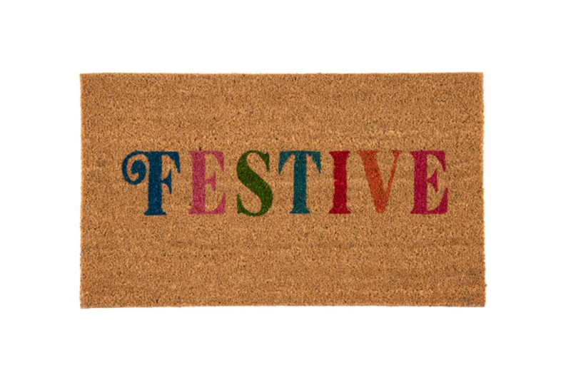 Picture of FESTIVE DOORMAT,NATURAL