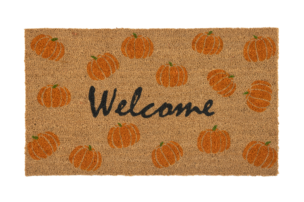 Picture of "WELCOME" PUMPKIN DOORMAT, MULTI