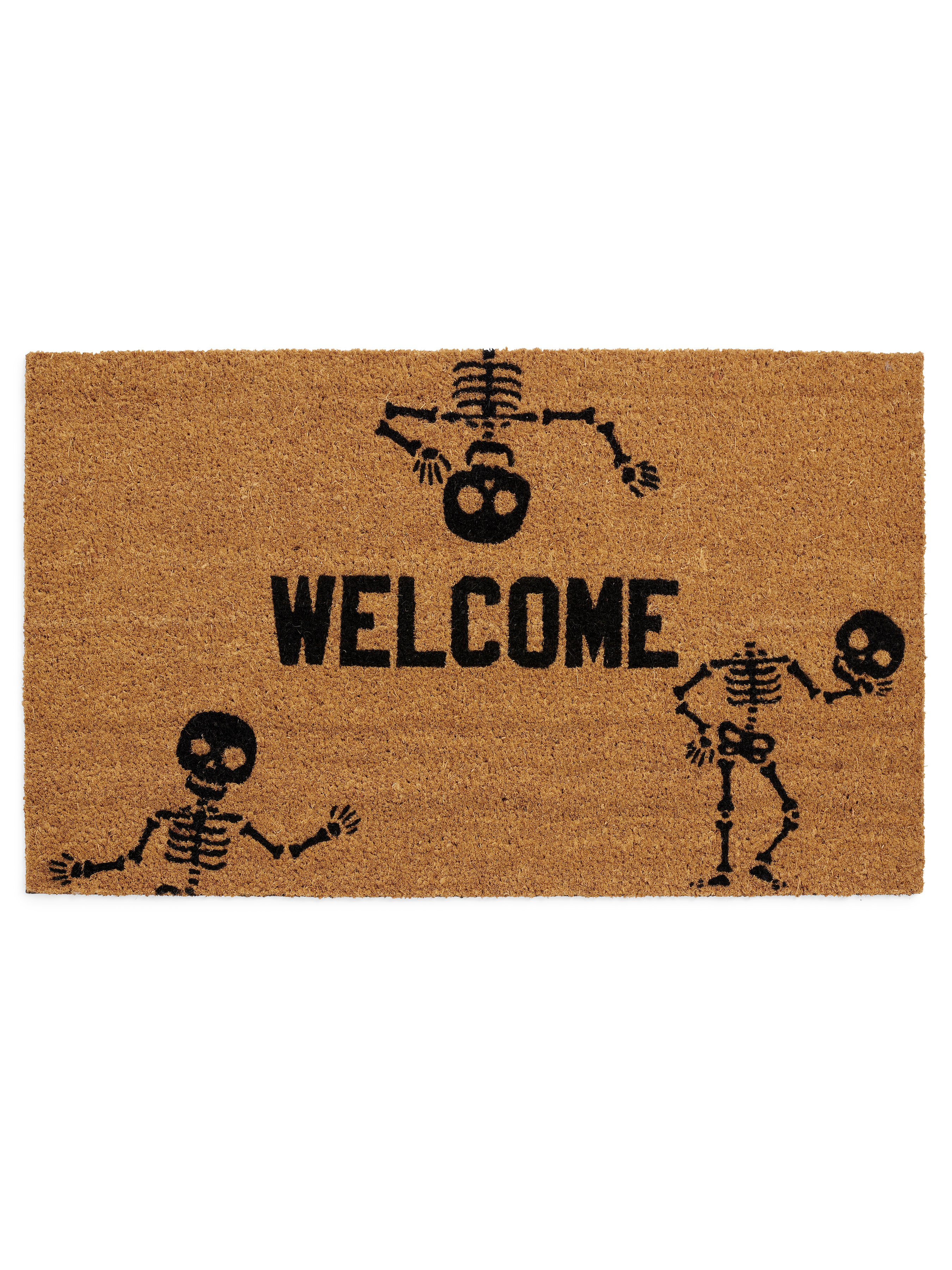 Picture of "WELCOME" SKELETONS DOORMAT,NATURAL