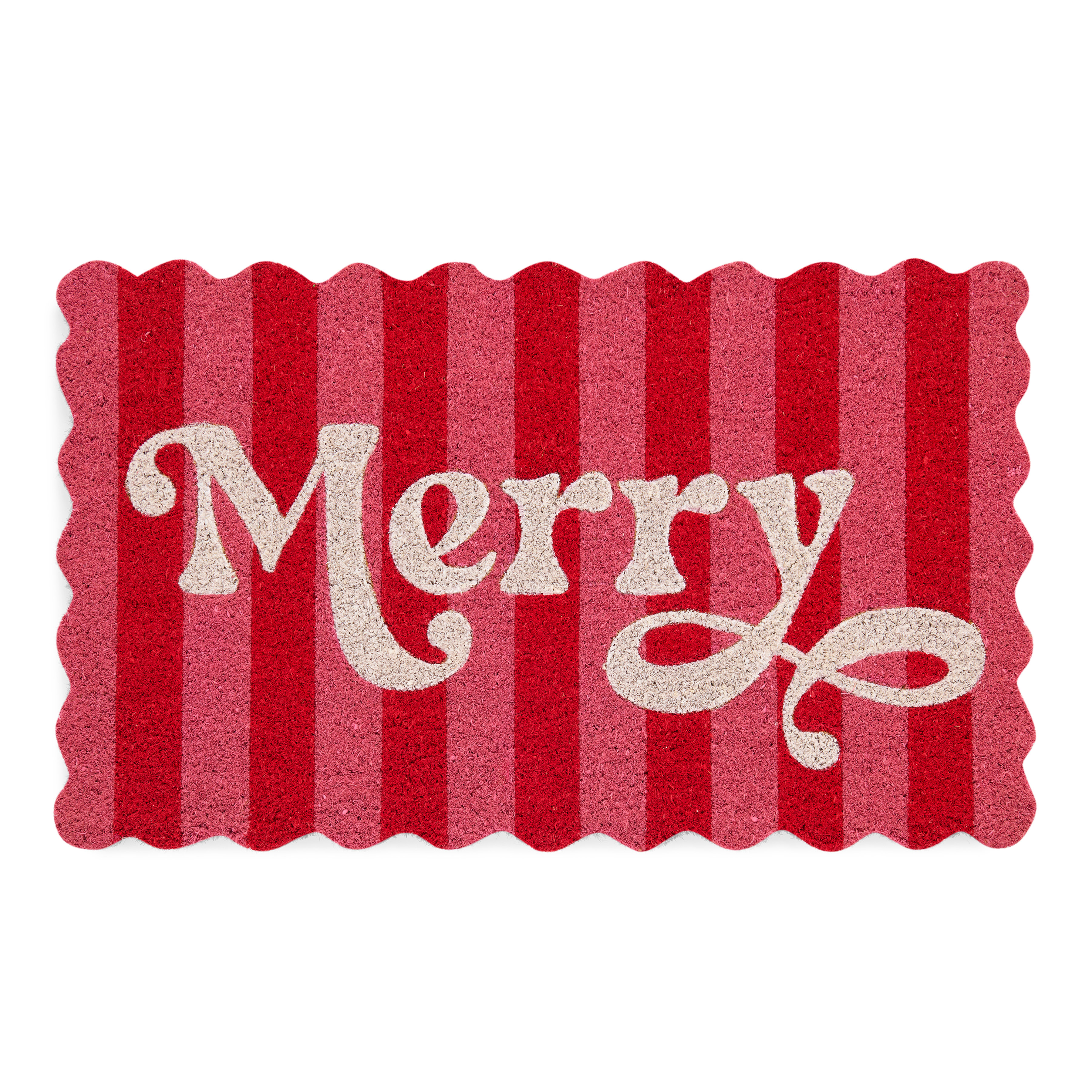 Picture of MERRY SCALLOPED DOORMAT,MULTI