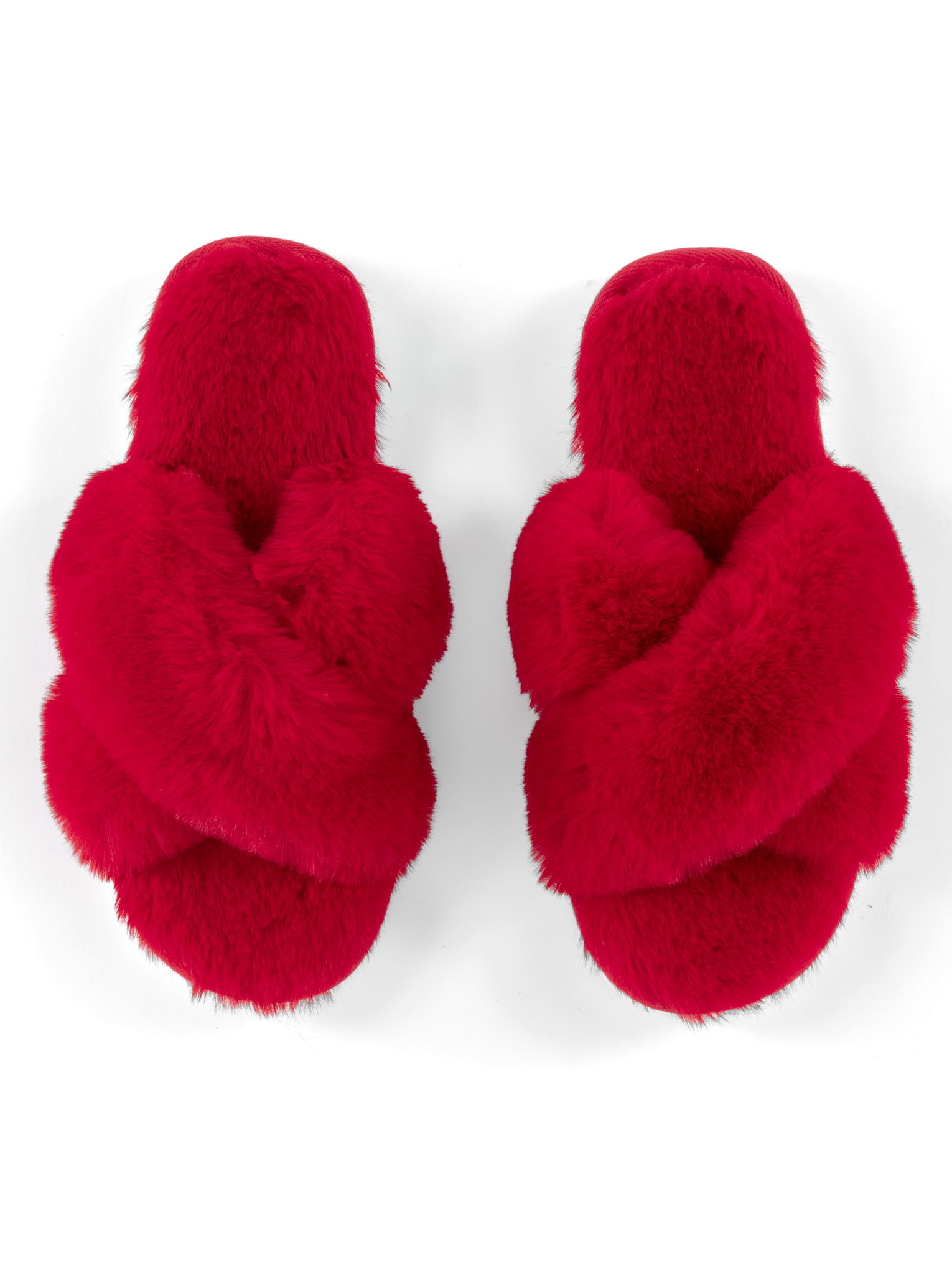 Picture of ASST SET/2 SIZES CHRISTINA SLIPPERS, RED