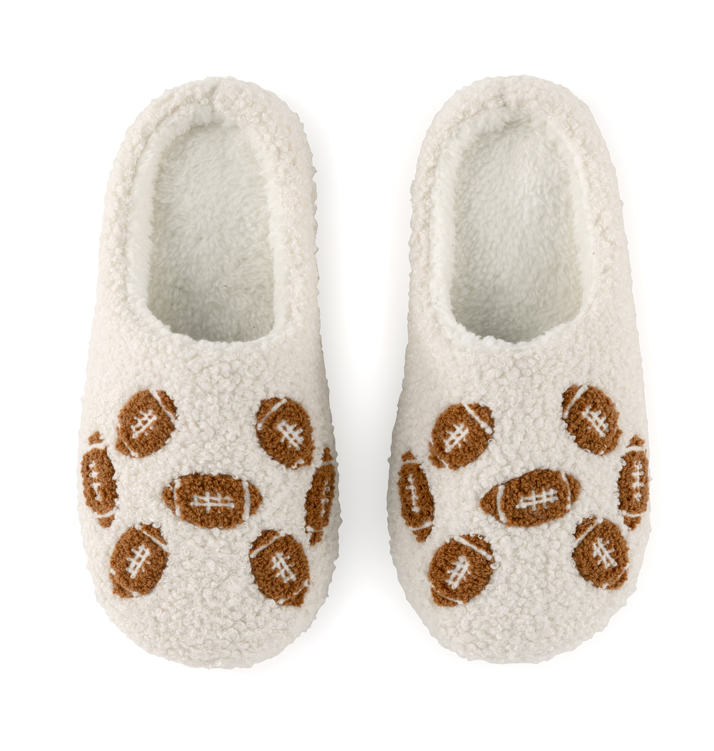 Picture of L/XL GAME DAY SLIPPERS ,IVORY