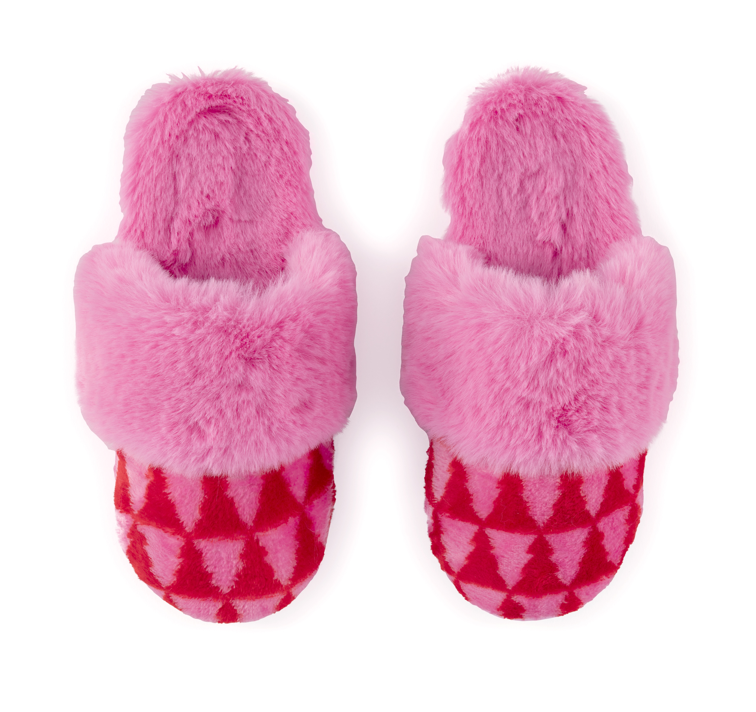 Picture of ASST SET/2 SIZES FELICITY TREES SLIPPERS, PINK