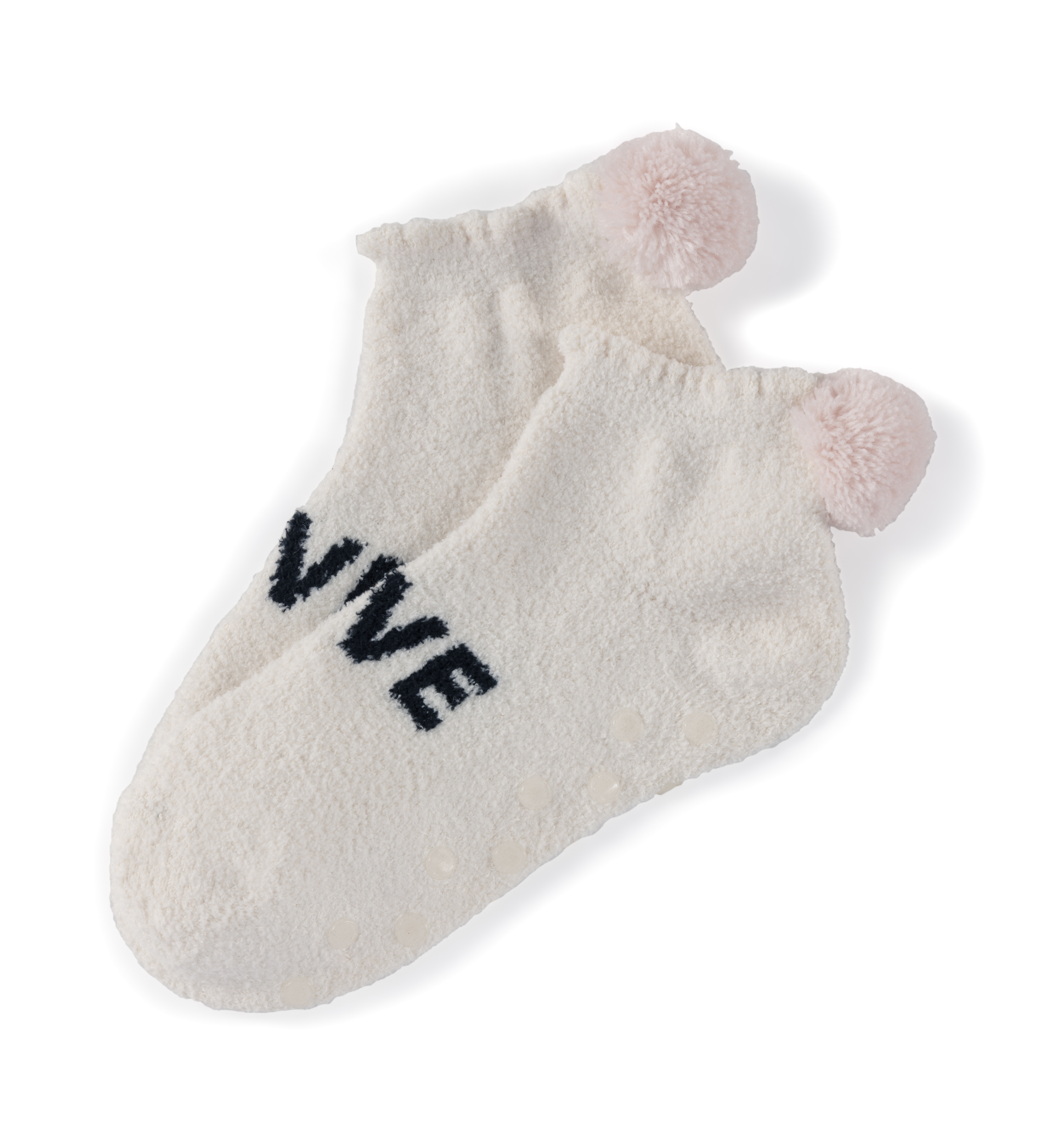 Picture of "LOVE" HOME SOCKS, IVORY
