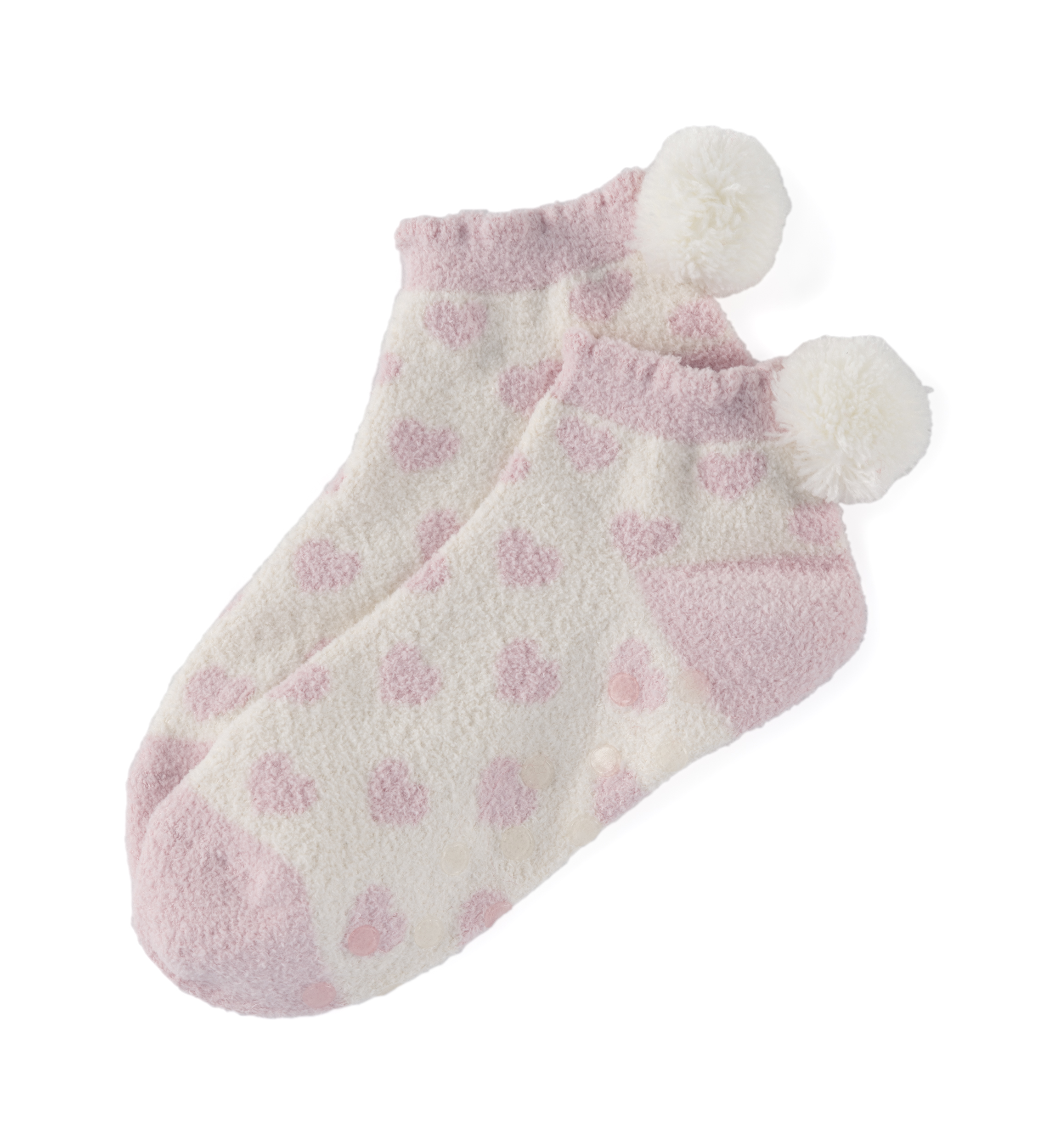 Picture of HEARTS HOME SOCKS, BLUSH