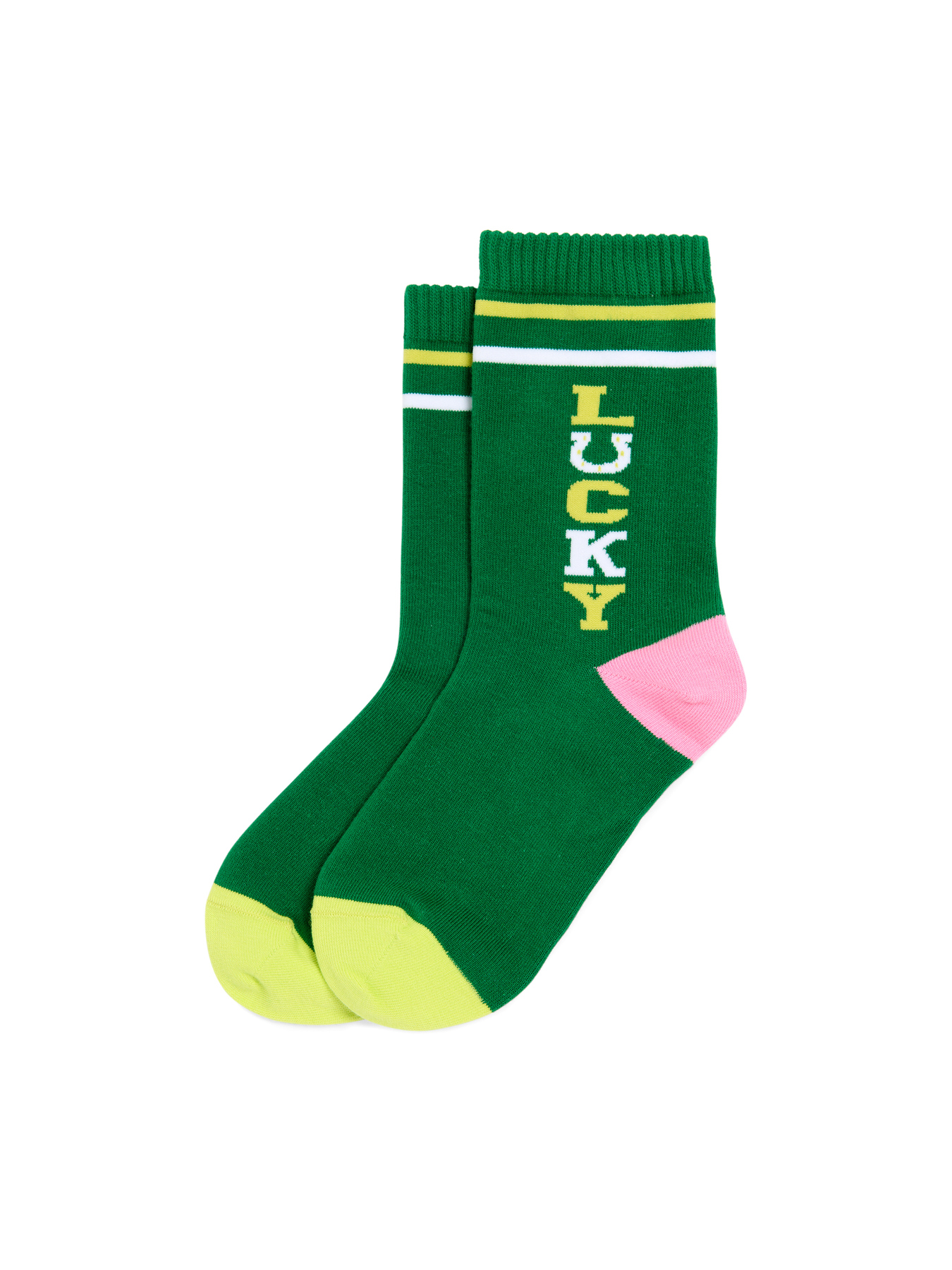 Picture of "LUCKY" SOCKS,GREEN