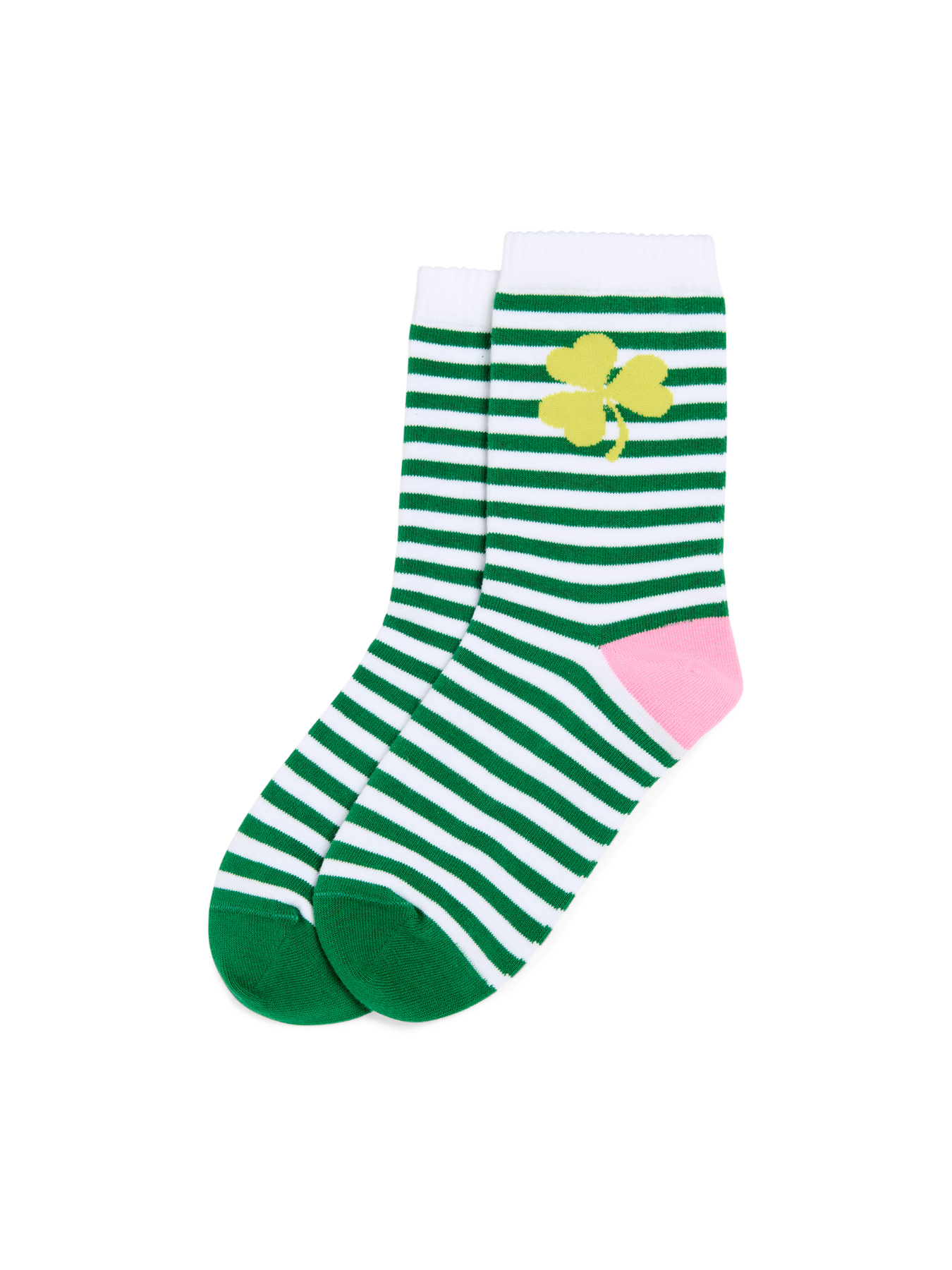 Picture of STRIPED SHAMROCK SOCKS,MULTI