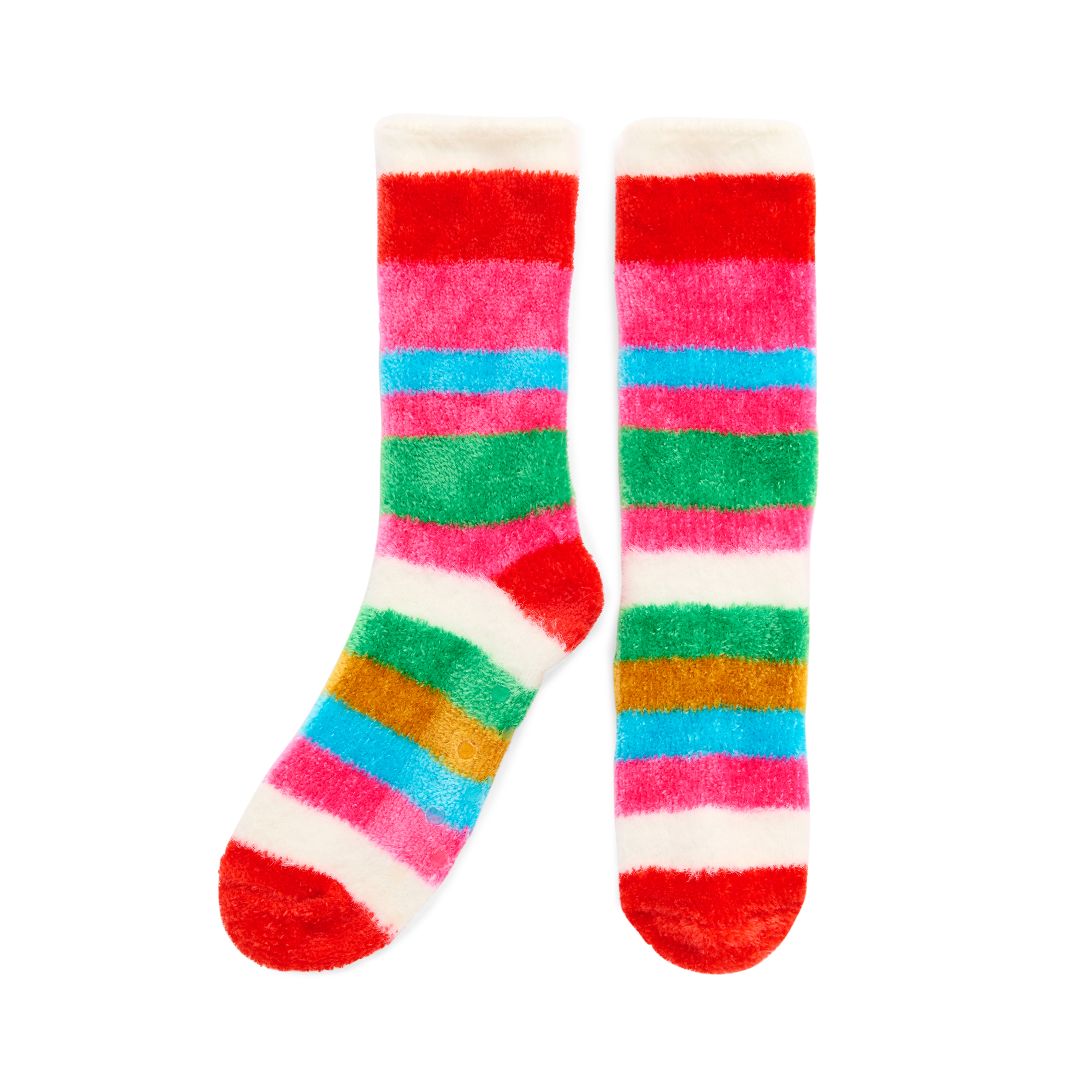 Picture of FUZZY STRIPE SOCKS,MULTI