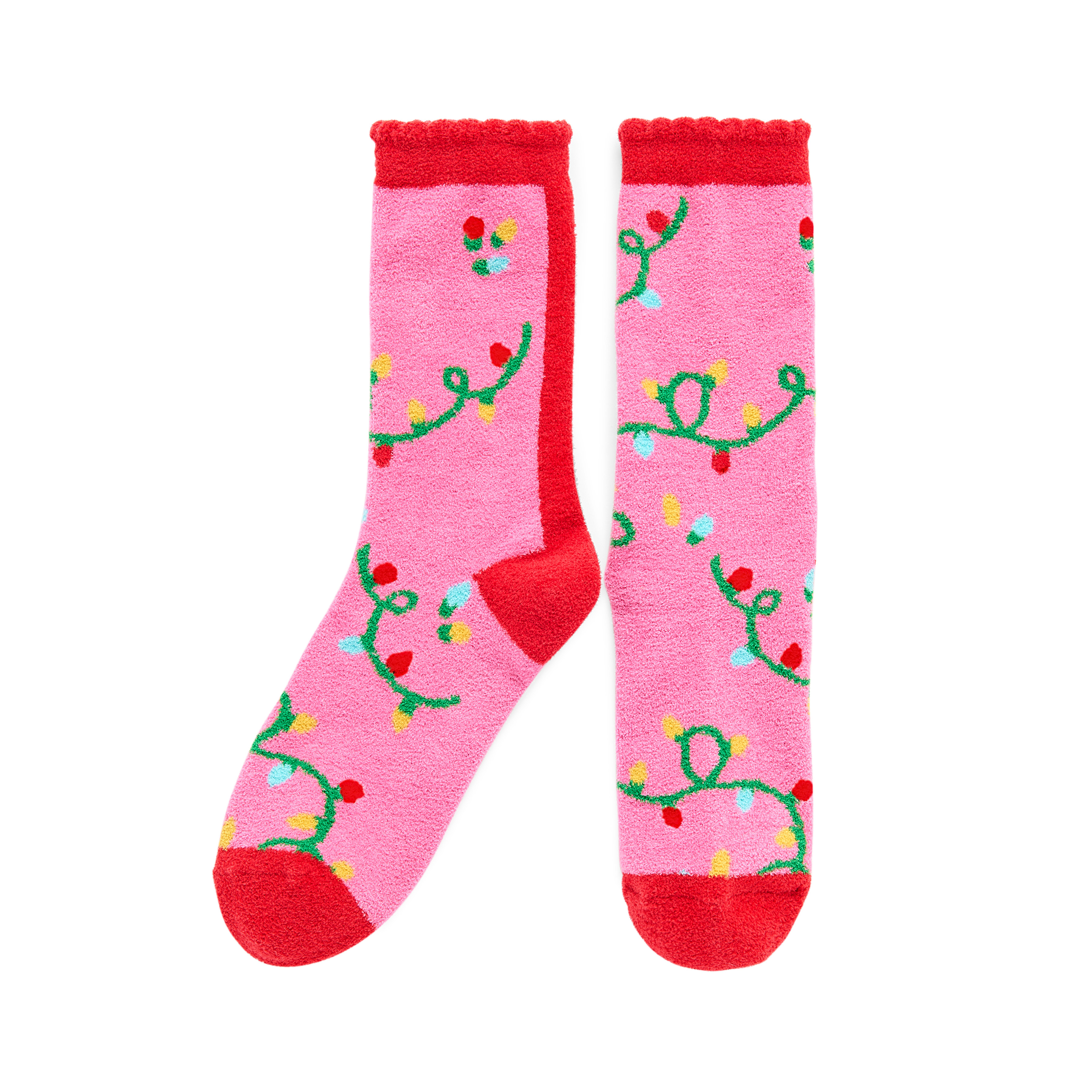 Picture of STRING LIGHTS SOCKS,PINK